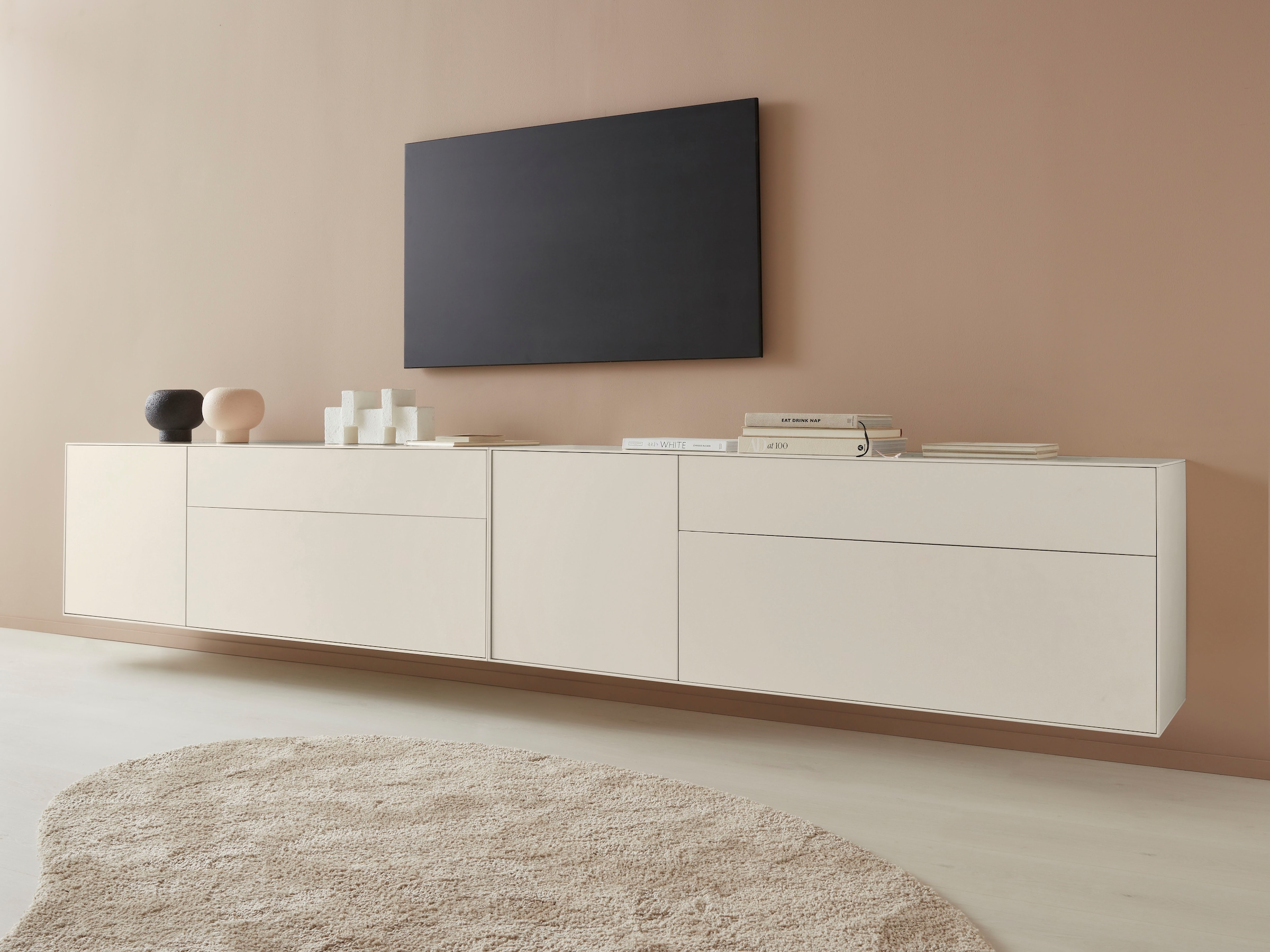 LeGer Home by Lena Gercke Lowboard »Essentials«, (2 St.), Breite: 334cm, MD günstig online kaufen