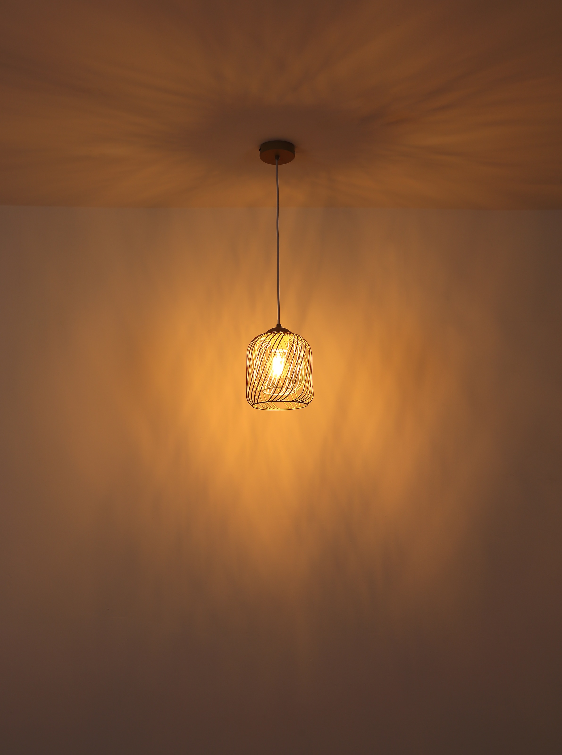 GLOBO LIGHTING Hängeleuchte »DICHTI«, Leuchtmittel E27 | ohne Leuchtmittel, Hängelampe/Pendelleuchte/Esszimmer/Wohnzimmer/Esstisch
