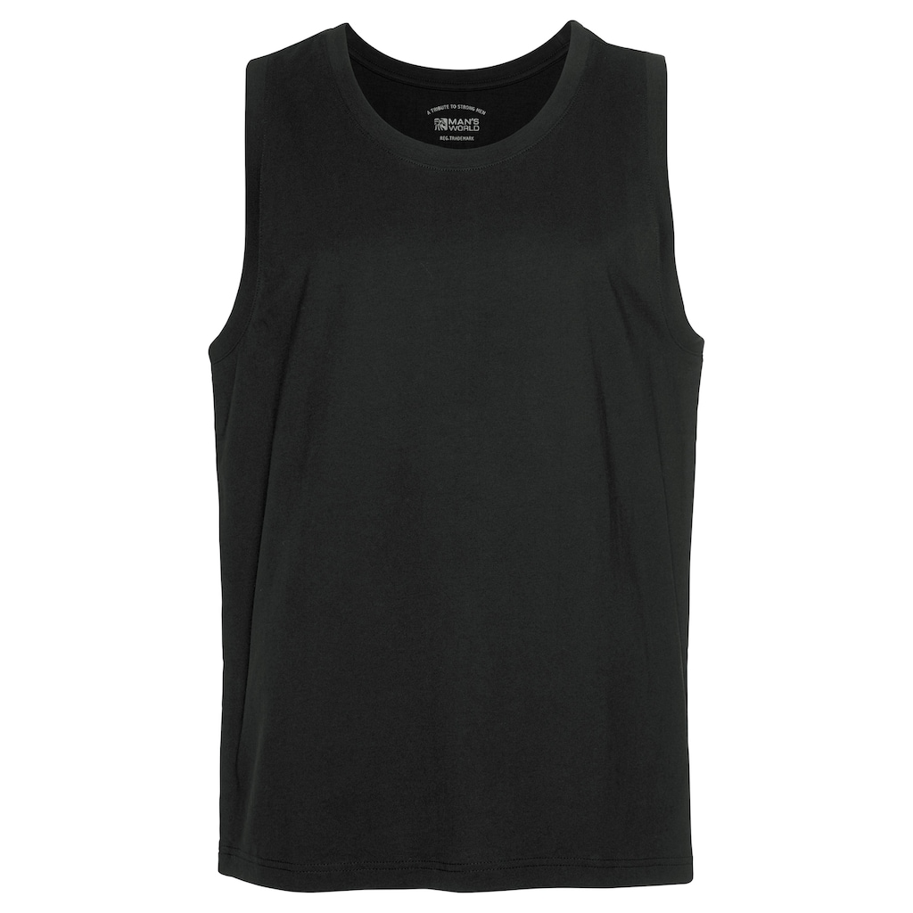 Man's World Tanktop, (Packung, 3 tlg., 3er-Pack)