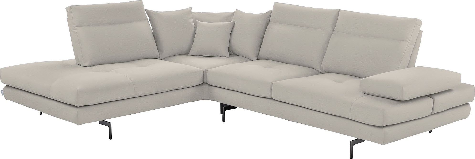CALIA ITALIA Ecksofa »Toby Wing, Komfortsofa mit Sitzkomfort der Extraklass günstig online kaufen
