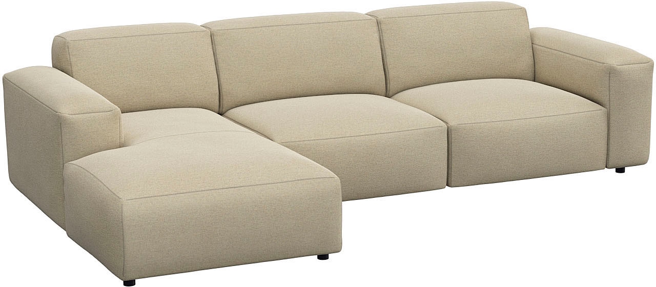 FLEXLUX Ecksofa "Lucera bequem und komfortabel durch hochwertigen Sitzaufba günstig online kaufen