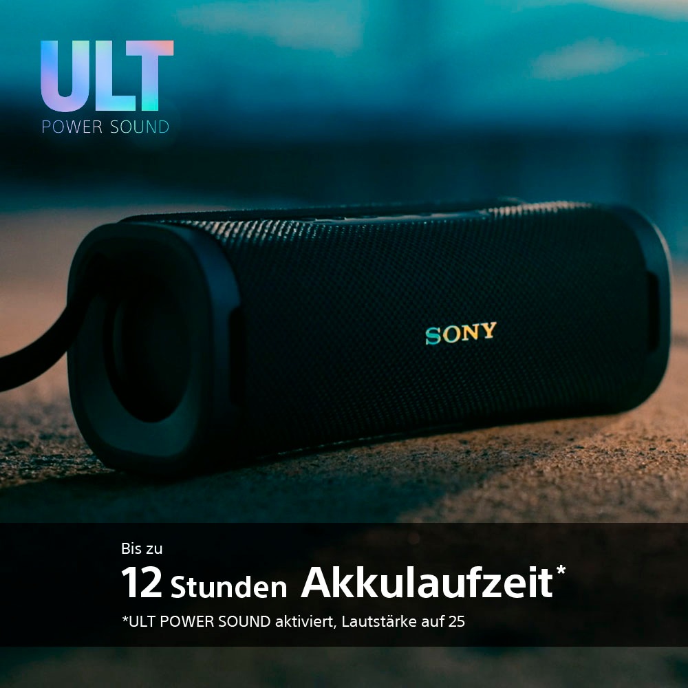 Sony Bluetooth-Lautsprecher »ULT FIELD 1«, Wasserdicht, Staubdicht, Stoßfest, 12 Stunden Batterielaufzeit