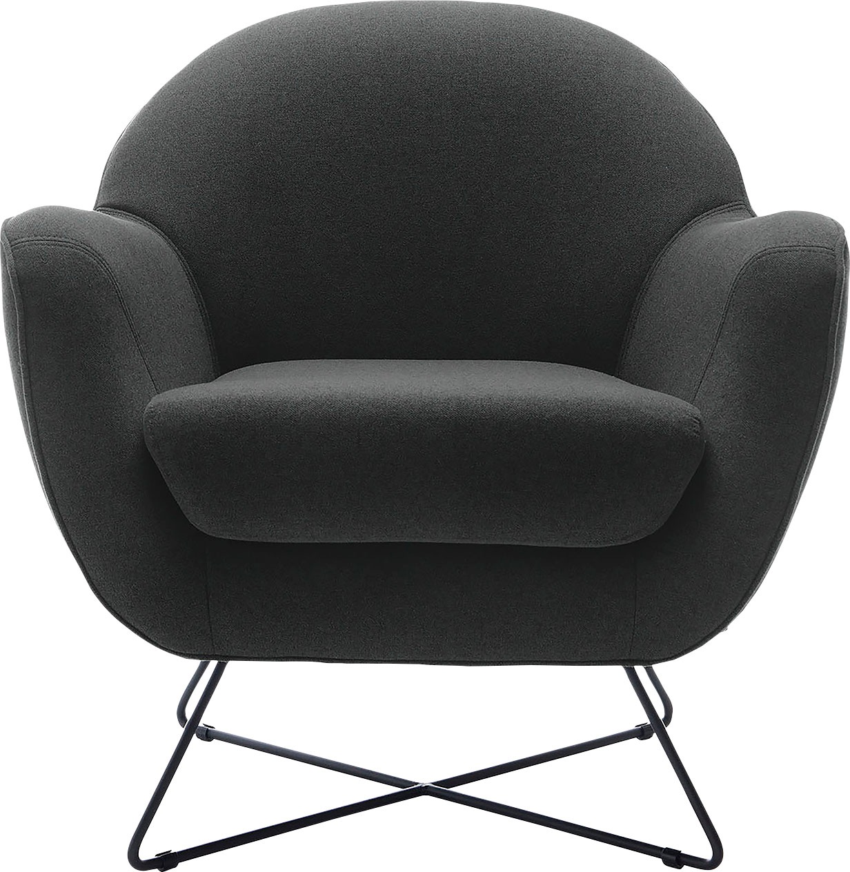 TRENDMANUFAKTUR Sessel »Evora, Loungesessel, Designsessel«, in zeitlosem St günstig online kaufen