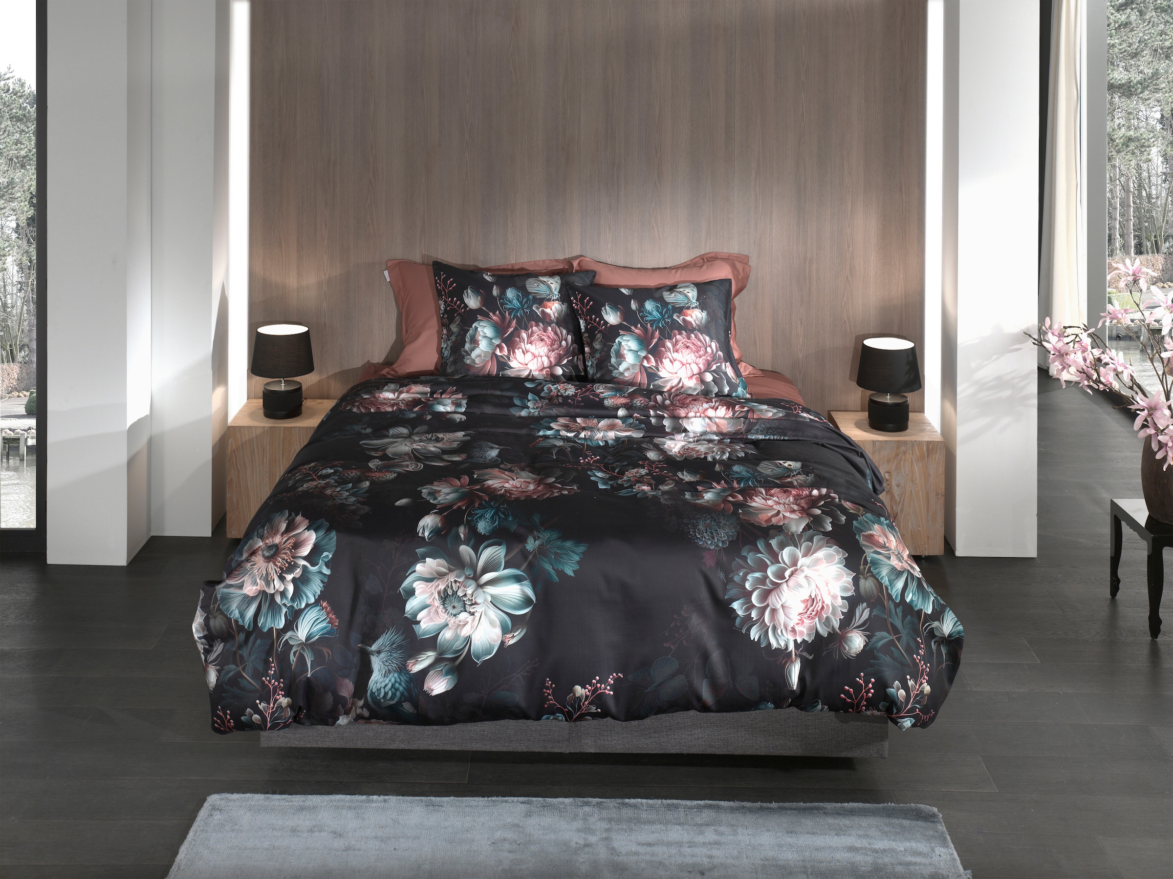 Heckett & Lane Bettwäsche »Milos« 2 tlg. Bettwäsche aus hochwertigem Mako-Satin, Bettwäsche ab 135x200 cm