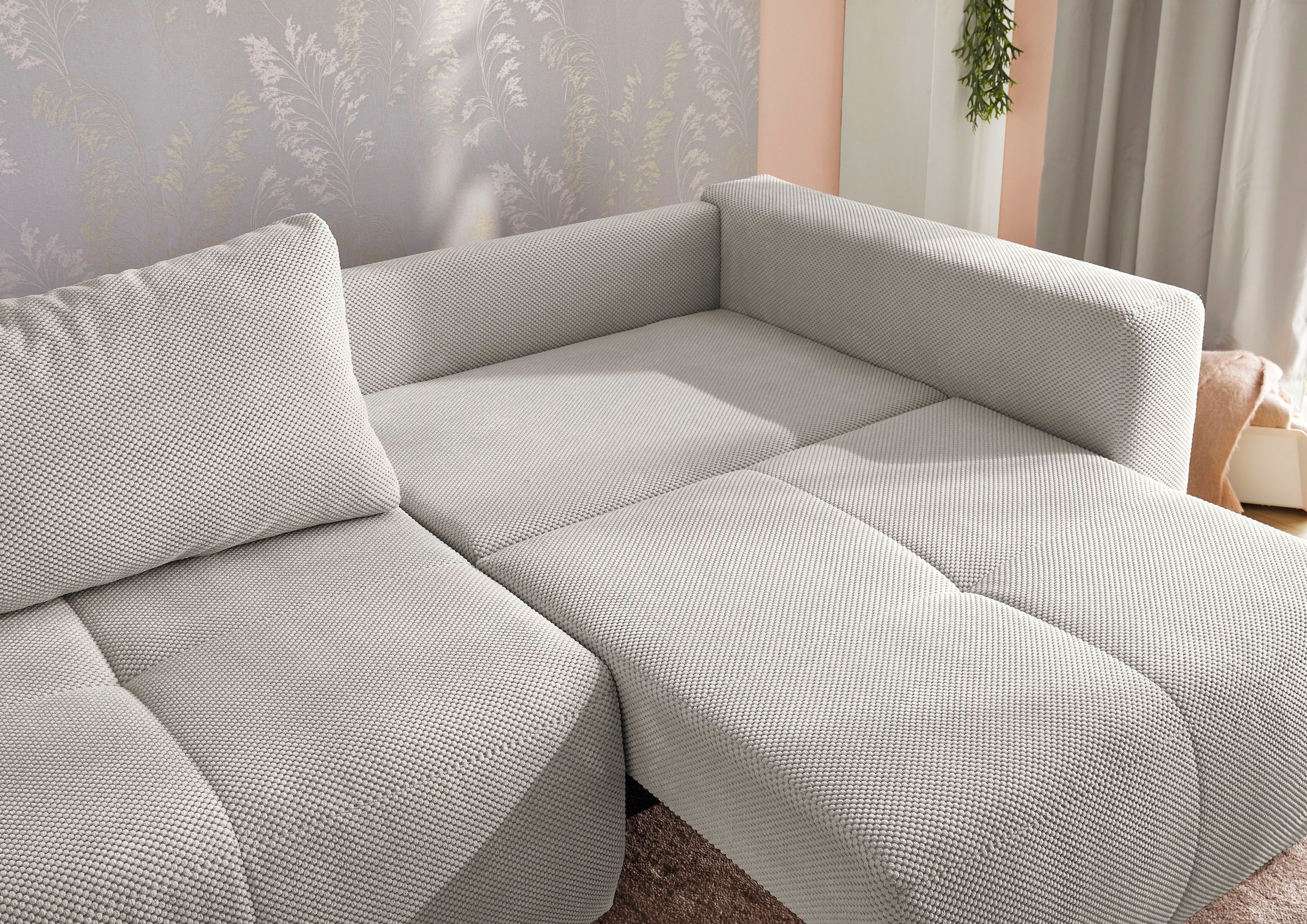 Jockenhöfer Gruppe Big-Sofa »Relax«, Gästebettfunktion, Bettkasten, Sitzelemente einzeln ausziehbar