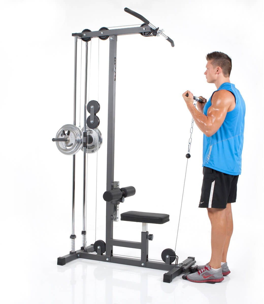Finnlo by Hammer Kraftstation »Mulit-Lat Tower«, (Latzug, Seilzug, Ruderfunktion), multifunktionale Fitnessstation, max. Trainingsgewicht 120 kg