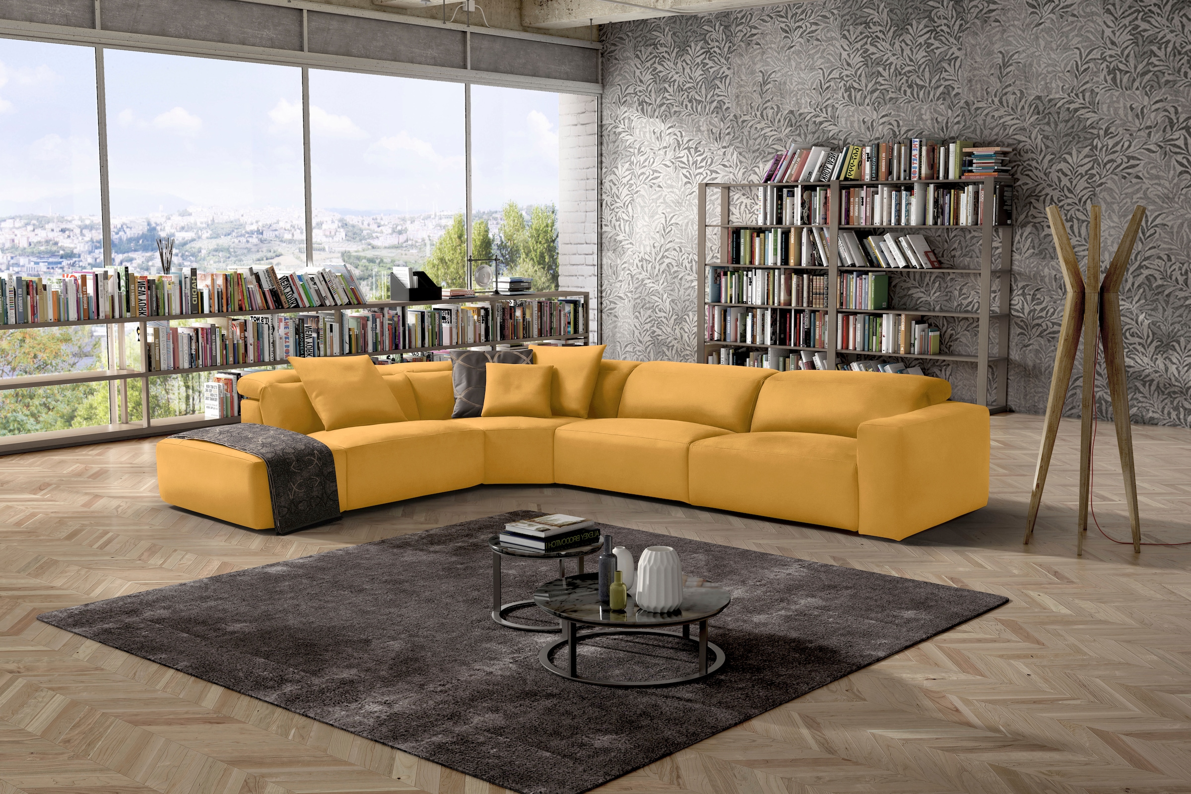 Egoitaliano Ecksofa »Beverly, extravangantes Designsofa mit erstklassigem S günstig online kaufen