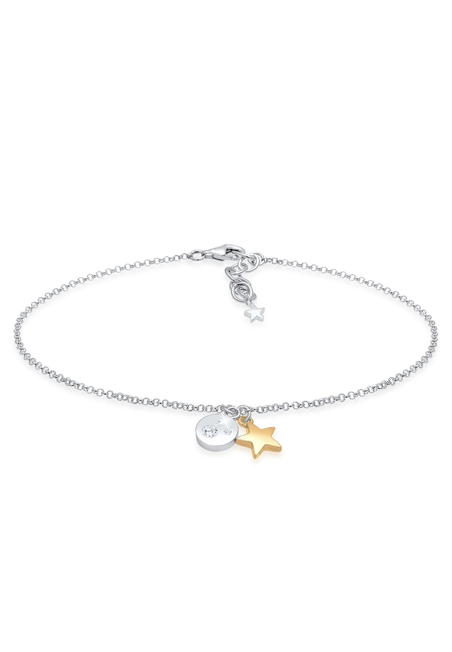 Bild von Elli Armband »Sterne Astro Bi Color Zirkonia 925 Sterling Silber«