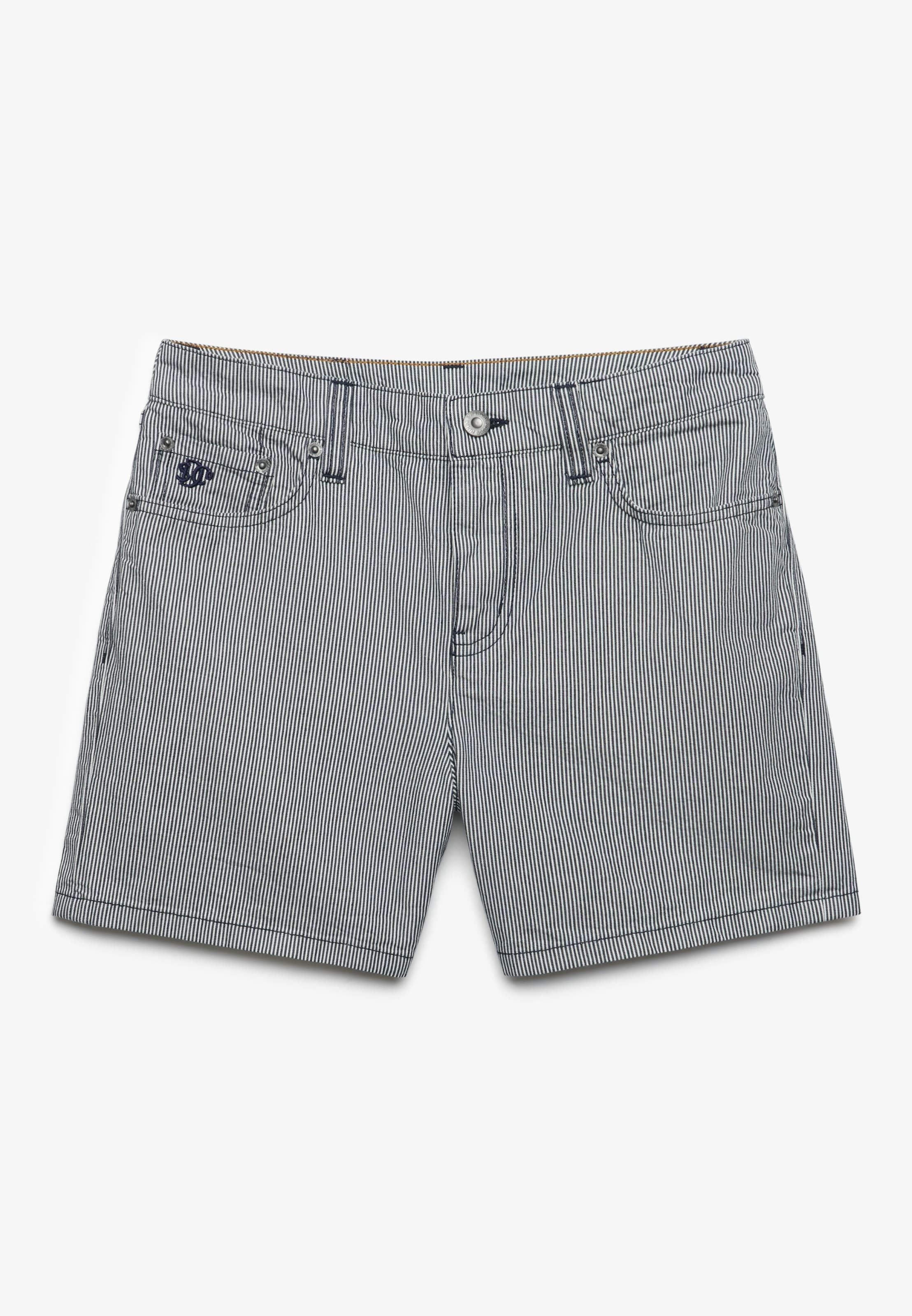 Superdry Jeanshotpants »MID RISE STRIPE SHORT«