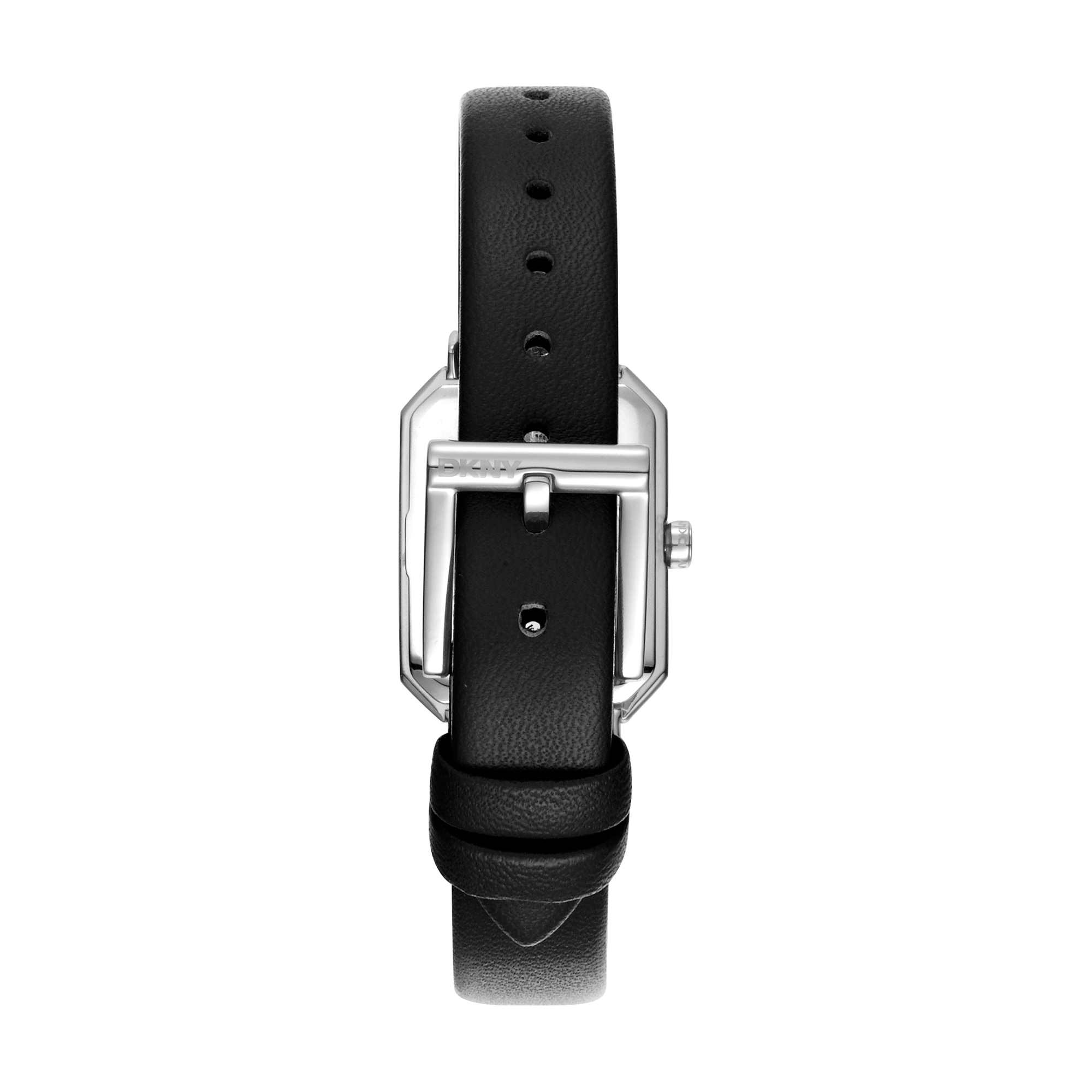 DKNY Quarzuhr »Uptown Midi« Armbanduhr, Damenuhr, Lederarmband, analog