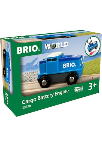 BRIO® Spielzeug-Lokomotive »BRIO® WORLD, Blaue Batterie-Frachtlok«, FSC® - schützt... kaufen