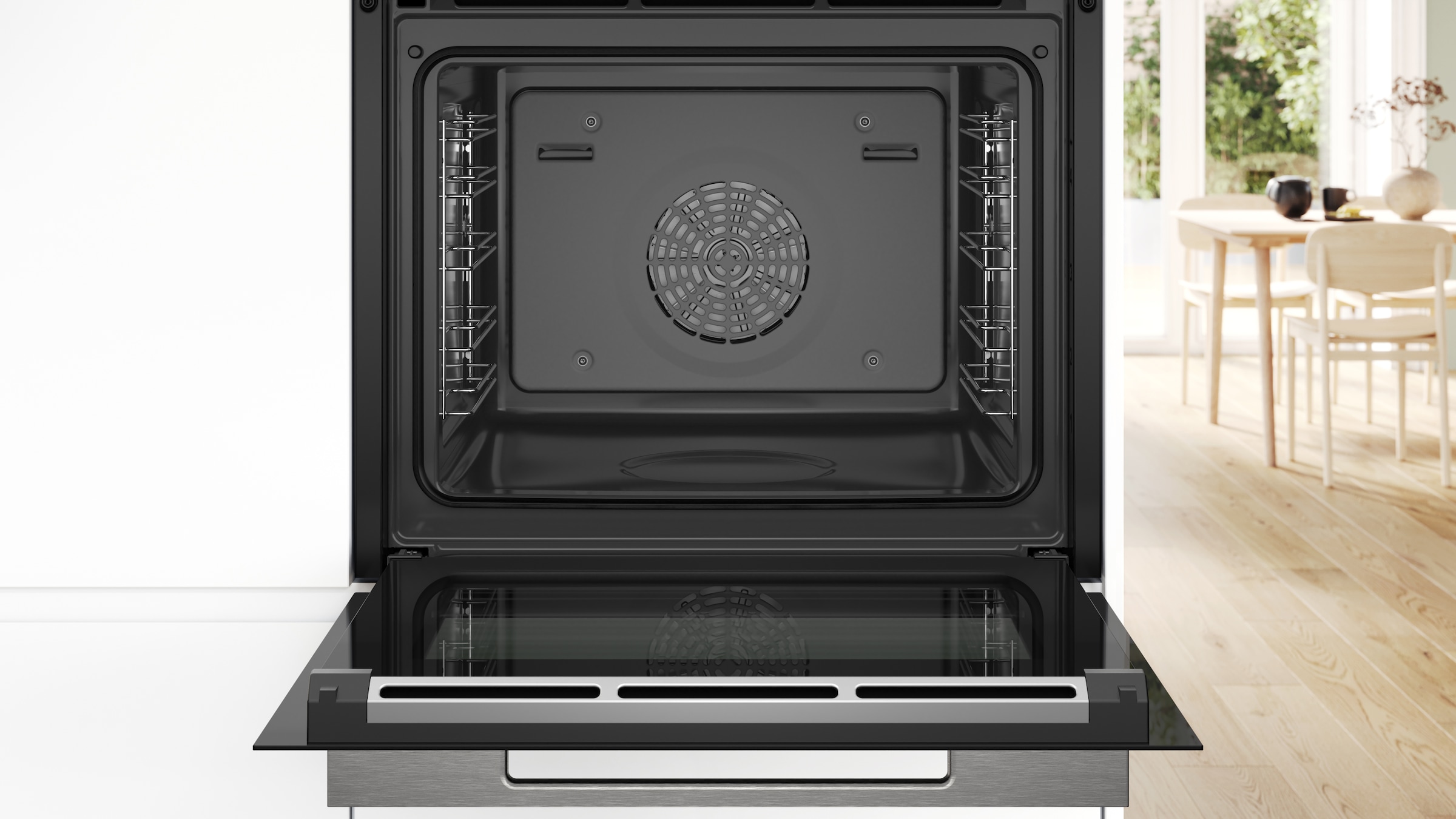BOSCH Dampfbackofen Serie 8 »HSG7361B1«, mit Teleskopauszug nachrüstbar, AirFry-Funktion