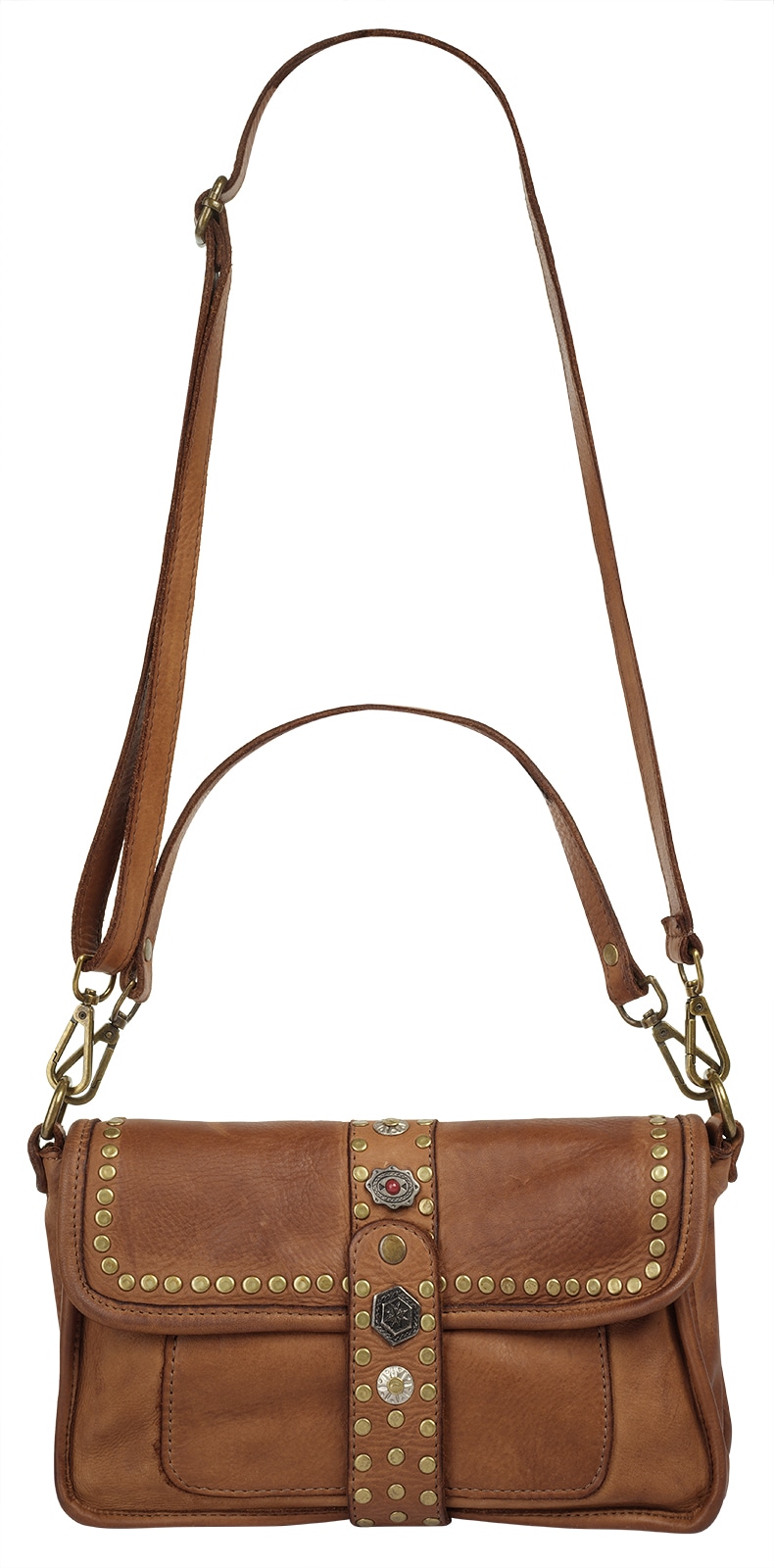 Samantha Look Henkeltasche, echt Leder, Made in Italy