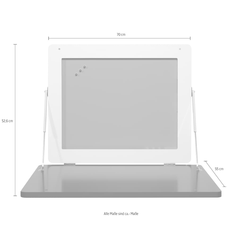 Müller SMALL LIVING Wandsekretär »FLATFRAME«, Design by Michael Hilgers