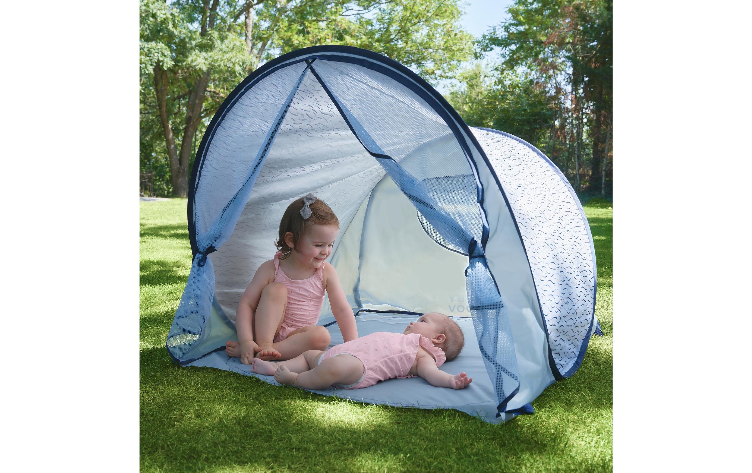 BABYMOOV Baby-Reisebett »Blue Waves Hellblau«
