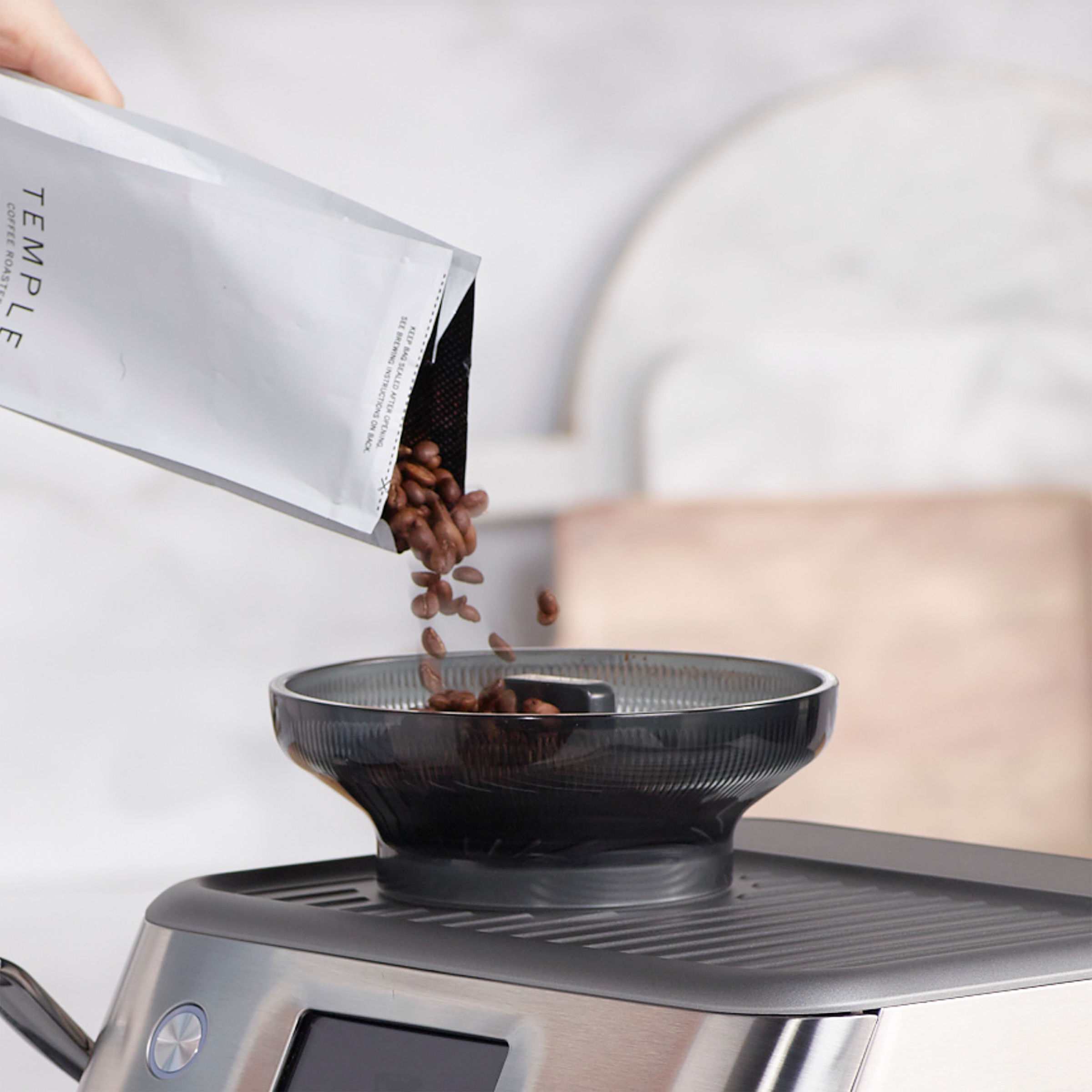 Sage Espressomaschine »Barista Touch Impress SES882BSS, mit Cold Brew und kaltem Espresso«, Barista-Anleitung, Einstellungen für Milchalternativen