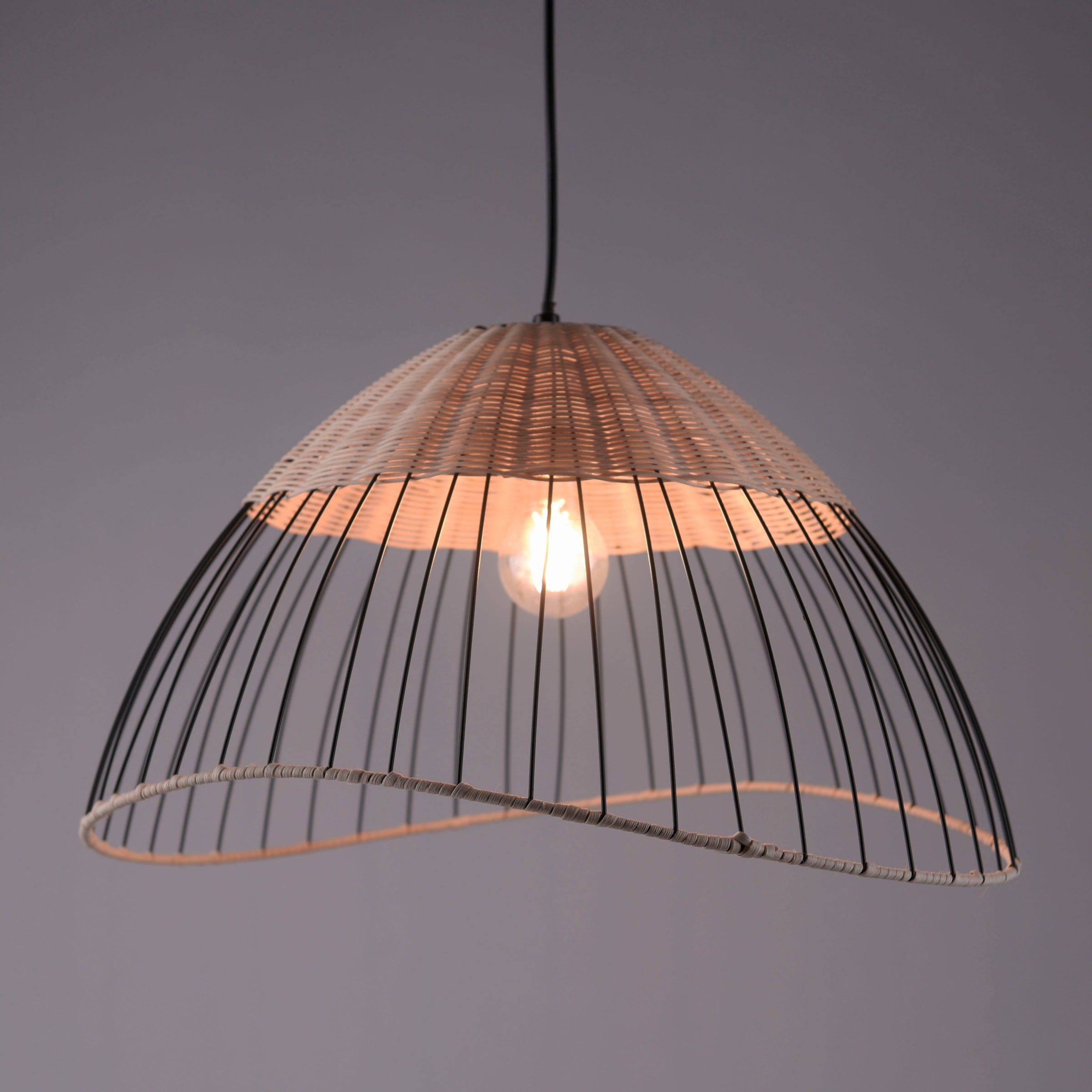 JUST LIGHT Pendelleuchte »KORE« E27 1 Stk. ExklusiveE27