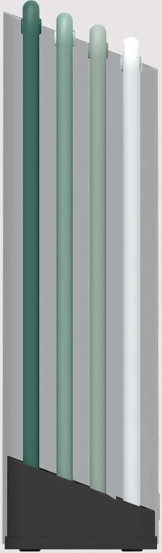 Joseph Joseph Schneidebrett »Folio™«, (Set), doppelseitig, messerfreundliche Oberfläche