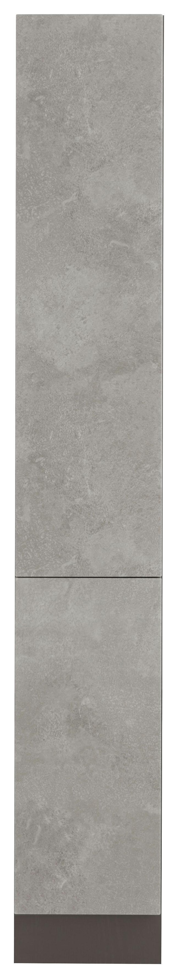 KOCHSTATION Anbauregal »KS-Tulsa«, 30 cm breit, 200 cm hoch, mit 5 Fächern, MDF Front