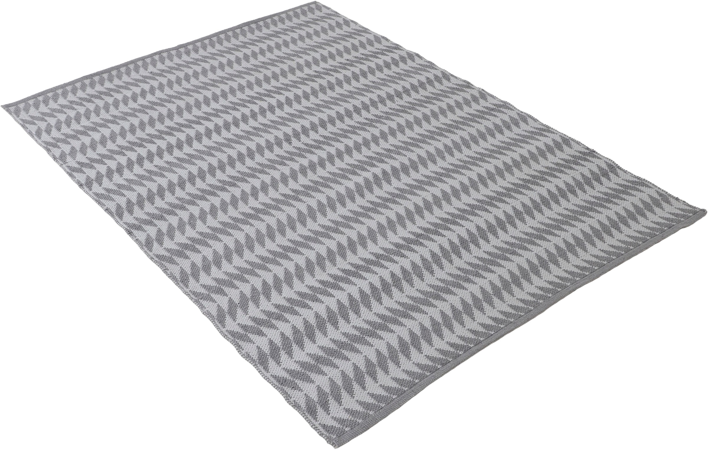 carpetfine Teppich »Frida 203«, 7 recyceltem mm (PET), Höhe, Flachgewebe, Material 100% Wendeteppich
