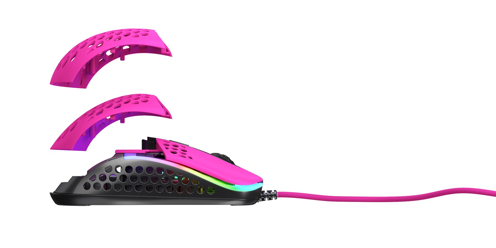 Cherry Xtrfy Gaming-Maus »M42 RGB«, kabelgebunden, ultraleichte Gaming-Maus