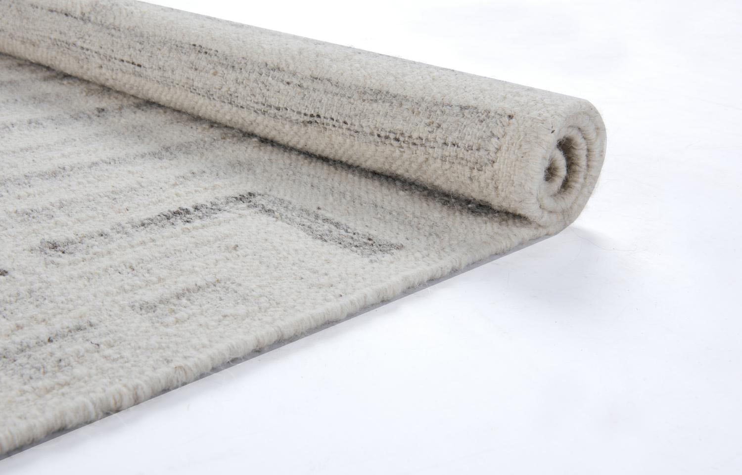 TOM TAILOR HOME Teppich »Square Kelim« rechteckig 5 mm Höhe handgewebt, mit Fransen, Boho-Style