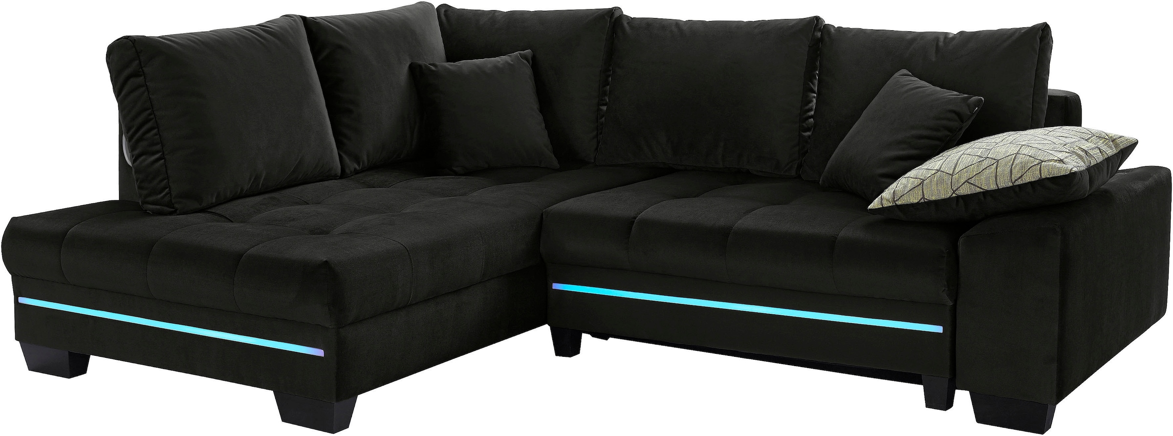 INOSIGN Ecksofa »Nikita II, L-Form«, mit Kaltschaum, RGB-LED Beleuchtung, w günstig online kaufen