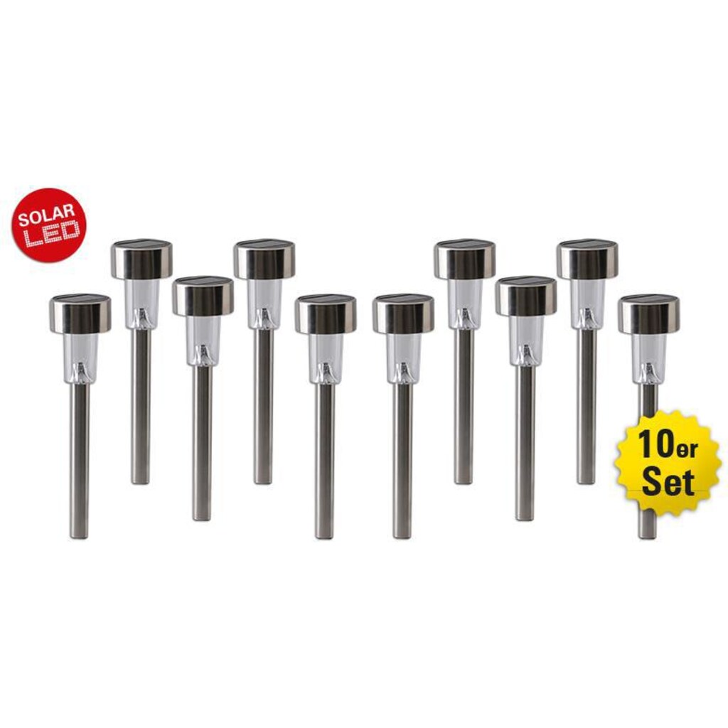 näve LED Gartenleuchte »Ground Spikes«, 1 flammig-flammig