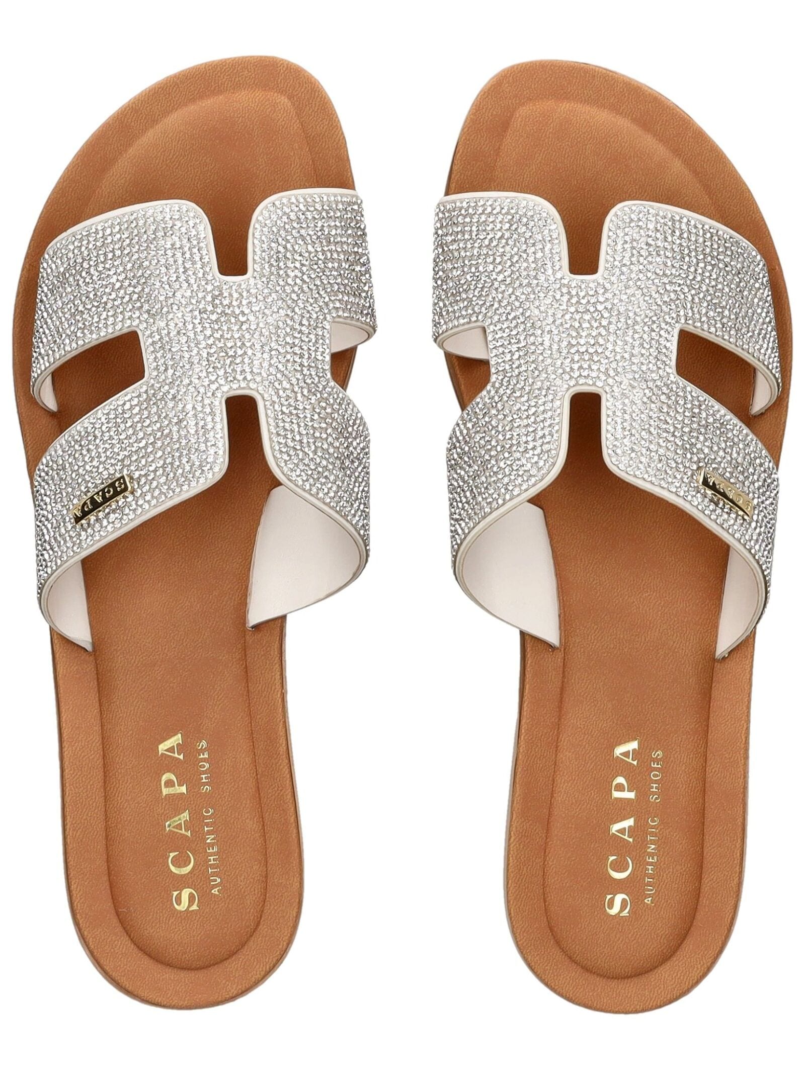 Scapa Pantolette »scapa Pantoletten Lederimitat/Textil«