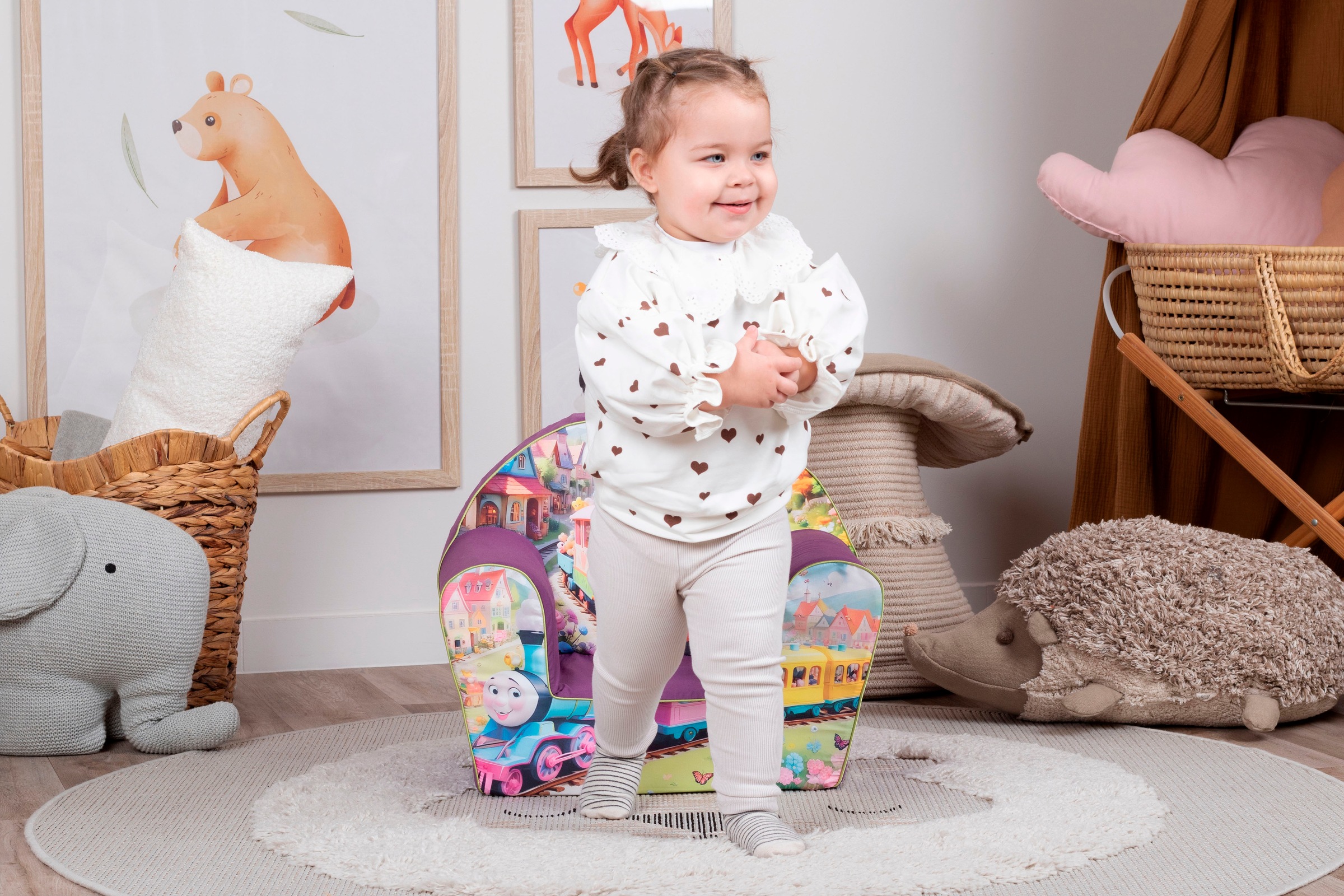 Knorrtoys® Sessel »Happy train«, für Kinder; Made in Europe