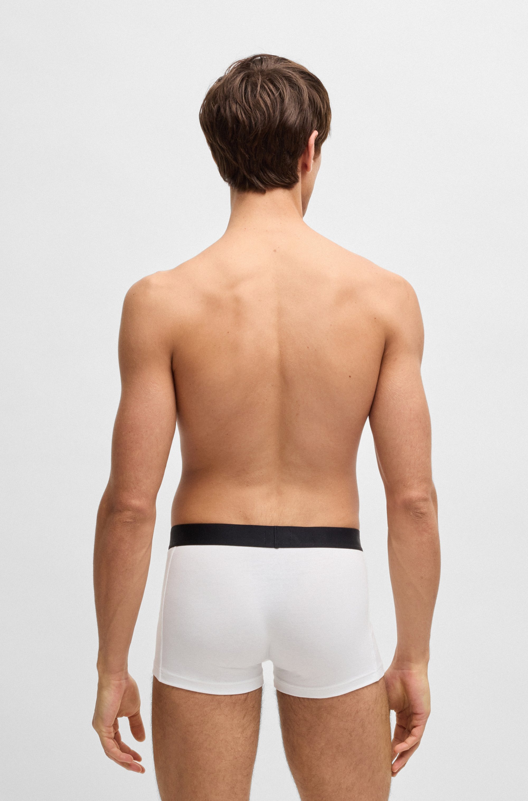 BOSS Trunk »3P Trunk BOSS ONE« mit unifarbenen Bund