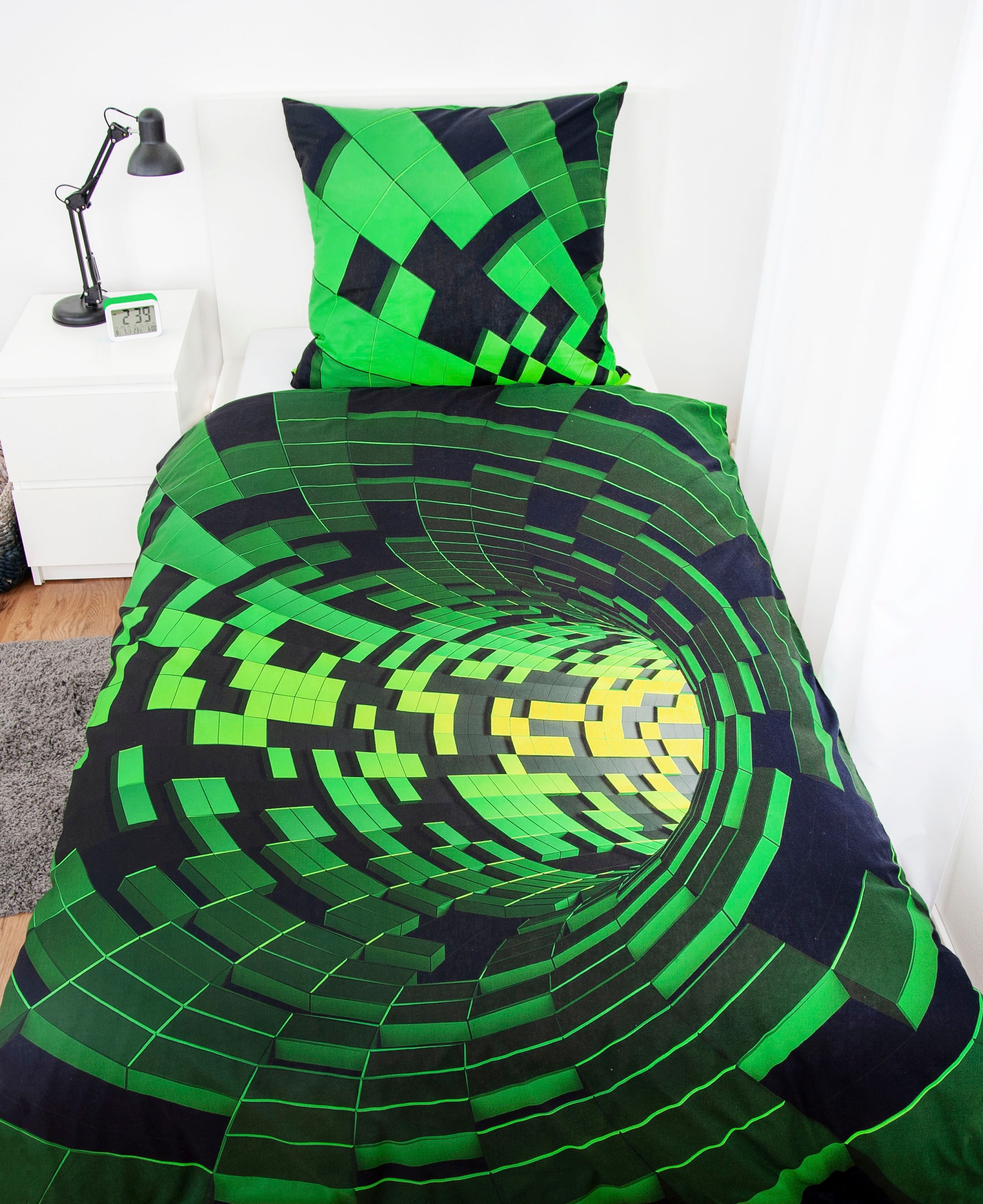 Herding Young Collection Wendebettwäsche »3D Effekt«, Motiv mit 3D Effekt