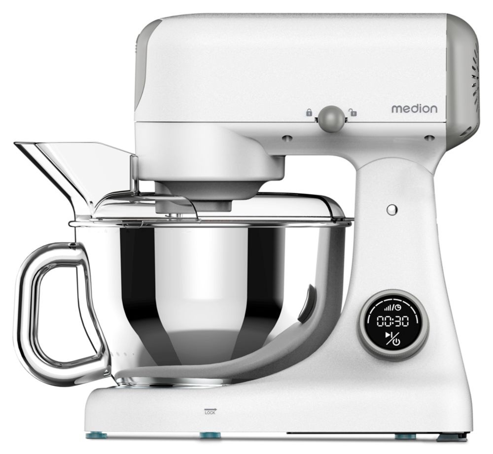 Medion® Küchenmaschine »MD 12600, 8 Geschwindigkeitsstufen, Impulsfunktion, günstig online kaufen