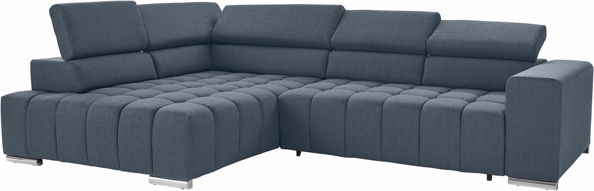 exxpo - sofa fashion Ecksofa »Elias, aktuelle Kreuzsteppung im Sitz, bequem günstig online kaufen