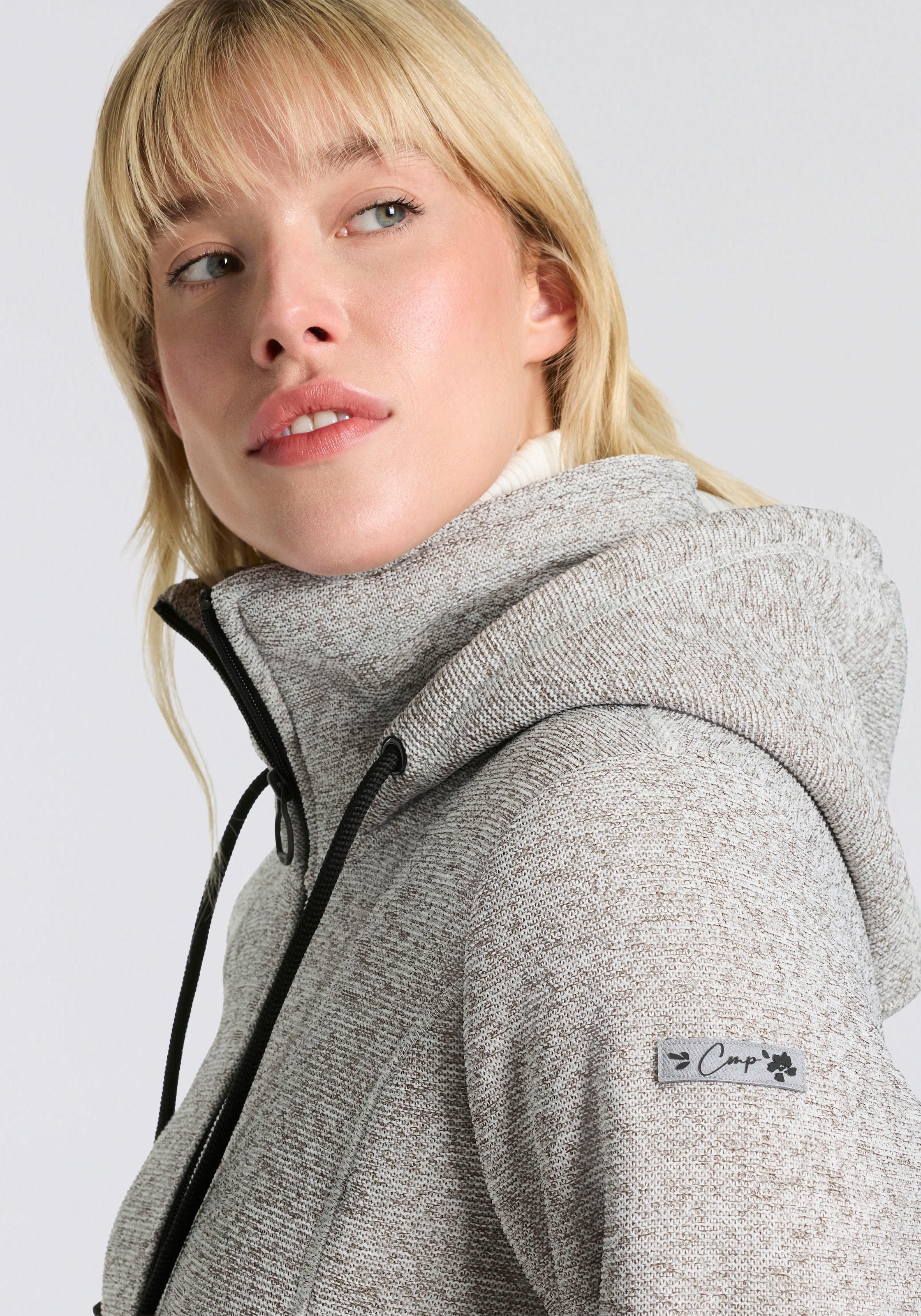 CMP Strickfleecejacke 1 Stk. tlg. mitKapuze