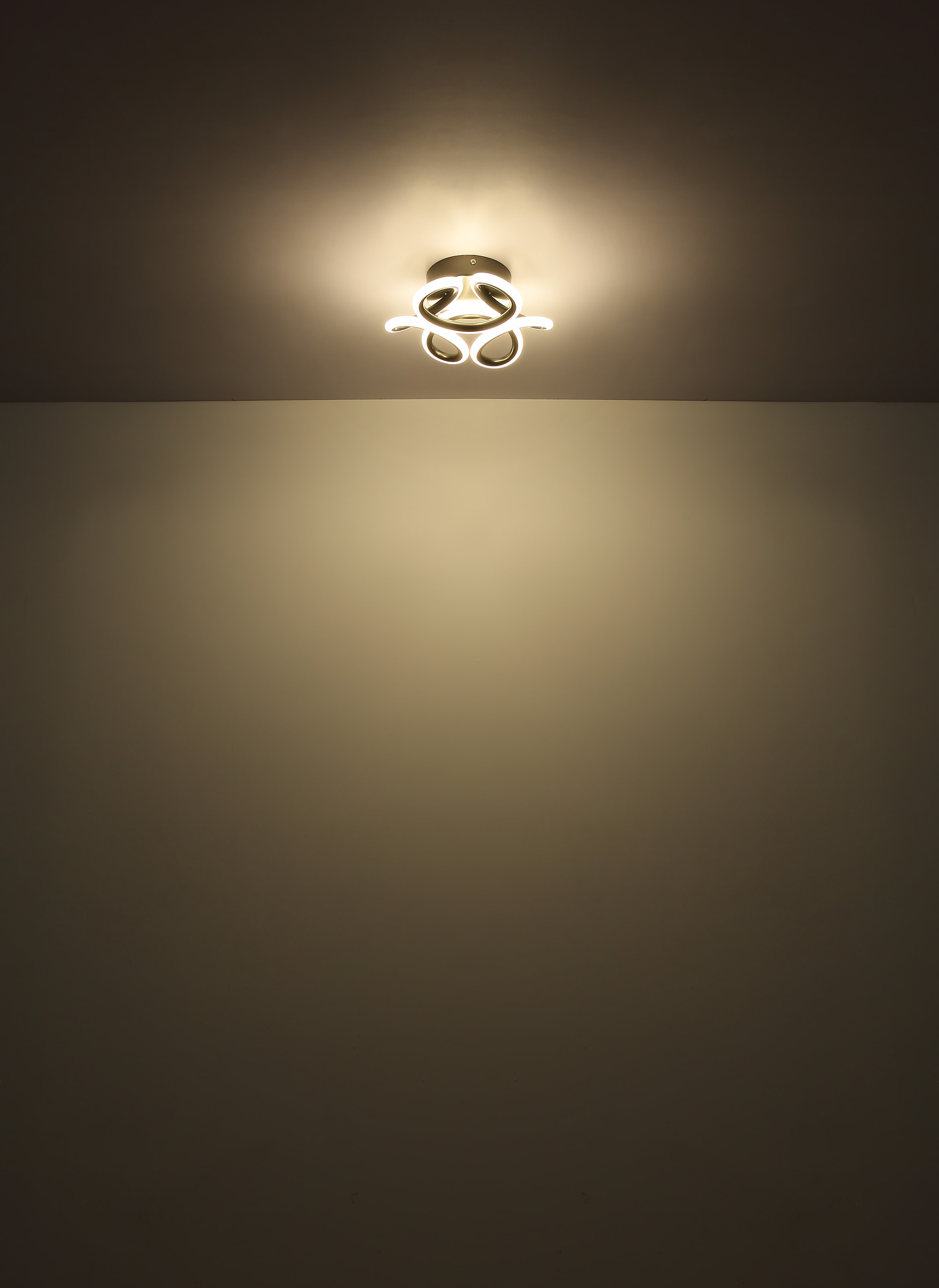 GLOBO LIGHTING LED Deckenleuchte »MELISAND«, Leuchtmittel LED-Modul | LED fest integriert, Deckenleuchte/silberfarben/ø: 260mm/CCT 2700/4000/6000K
