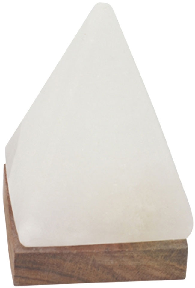 HIMALAYA SALT DREAMS Salzkristall-Tischlampe »USB-Pyramide«, Leuchtmittel L günstig online kaufen