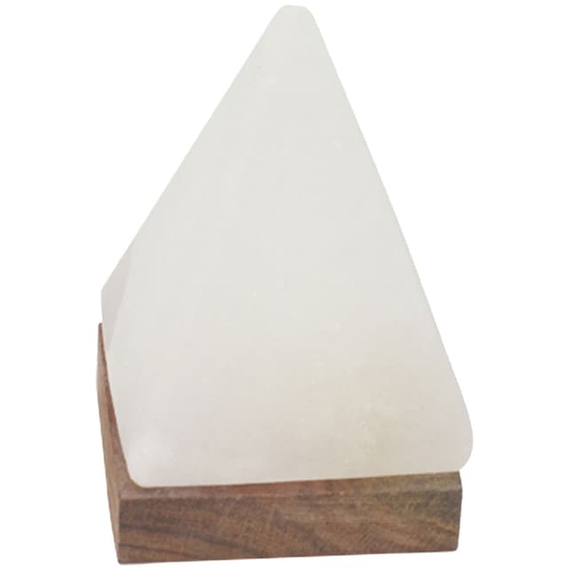 HIMALAYA SALT DREAMS Salzkristall-Tischlampe »USB-Pyramide«, Handgefertigt  aus Salzkristall - jeder Stein ein Unikat, H: ca.11 cm auf Raten bestellen