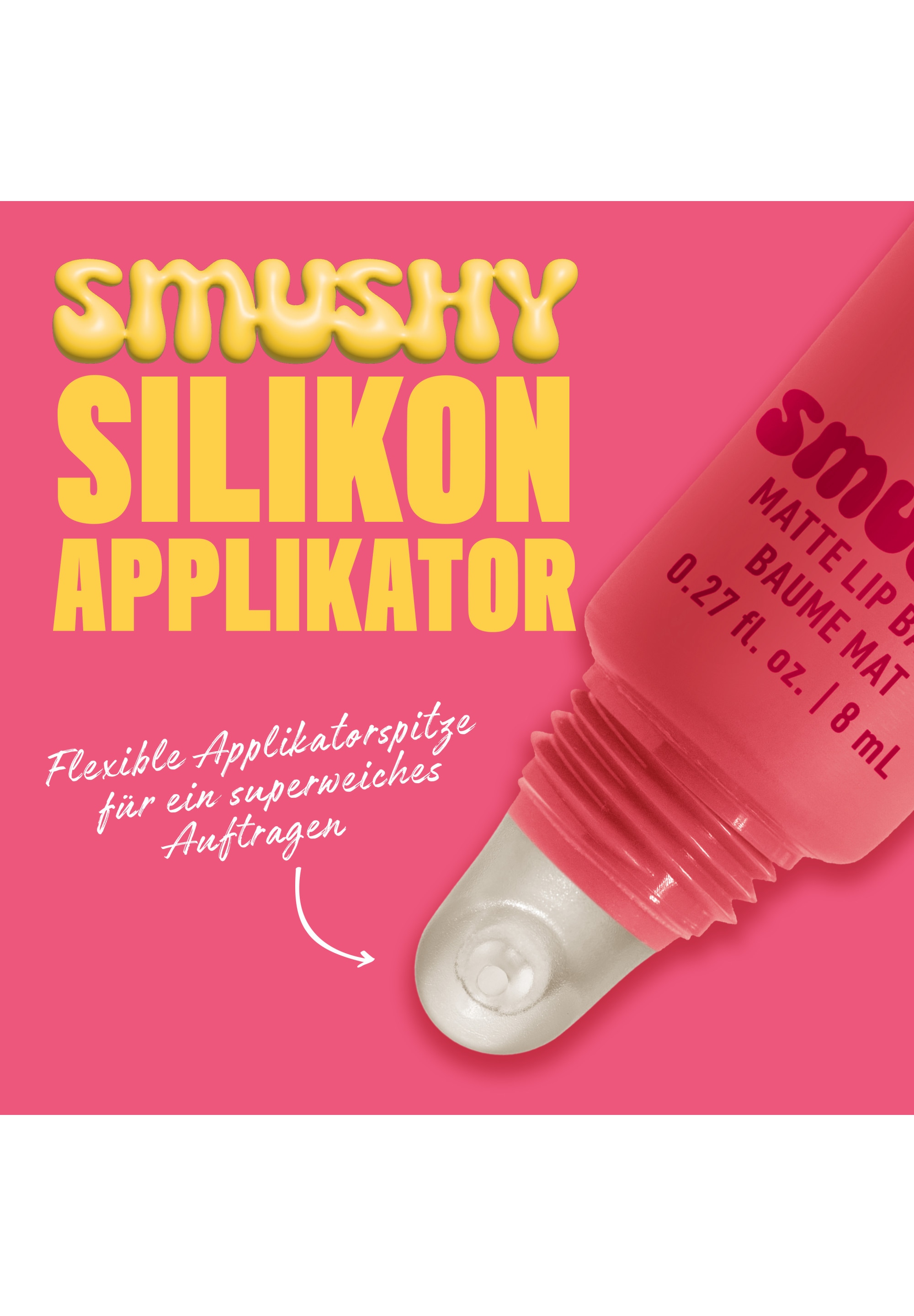 NYX PROFESSIONAL MAKEUP Lippenbalsam »SMUSHY MATTE LIP BALM« jeder der Farbtöne hat einen einzigartigen, süßen Duft