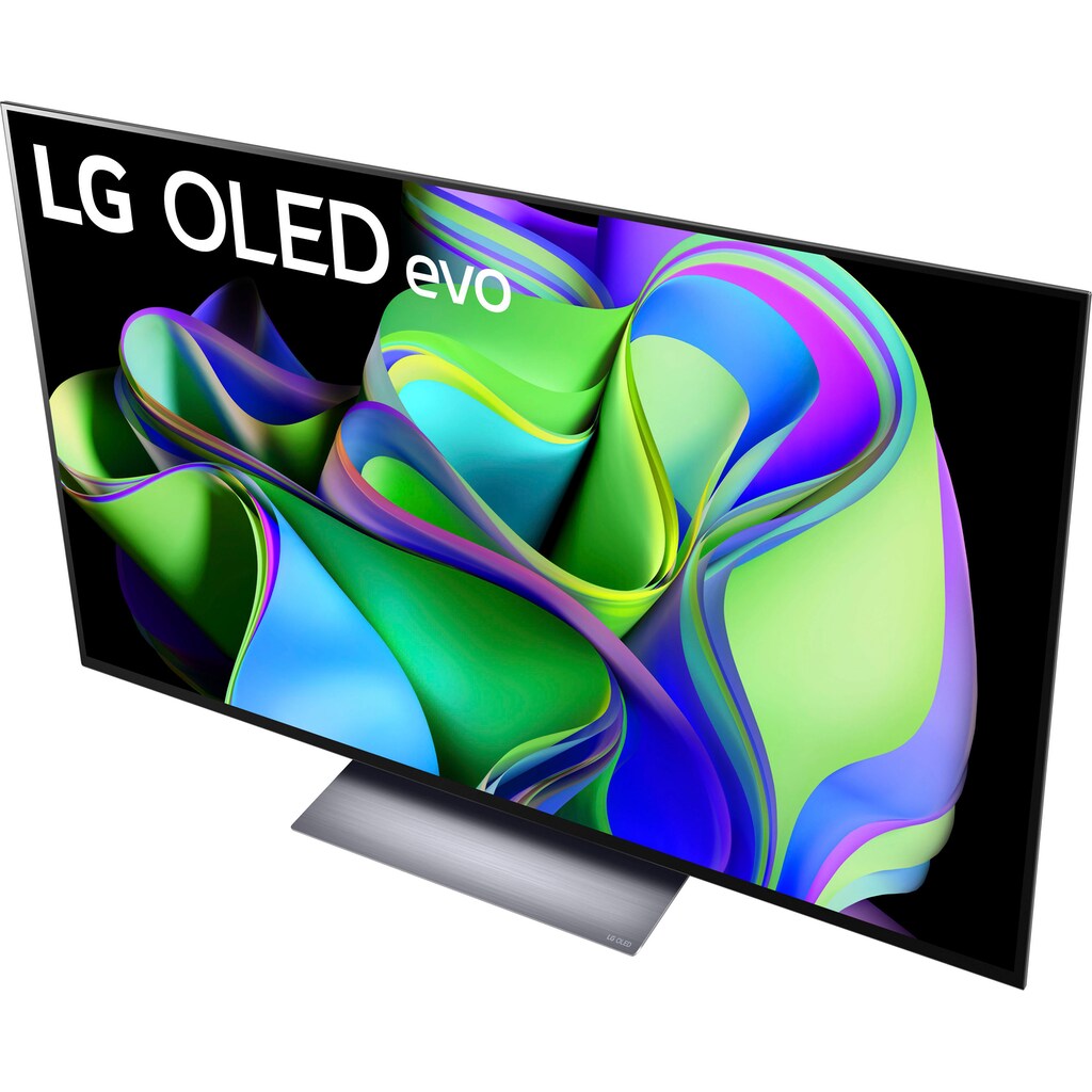 LG OLED-Fernseher »OLED77C37LA«, 195 cm/77 Zoll, 4K Ultra HD, Smart-TV, OLED evo, bis zu 120 Hz, α9 Gen6 4K AI-Prozessor, Twin Triple Tuner
