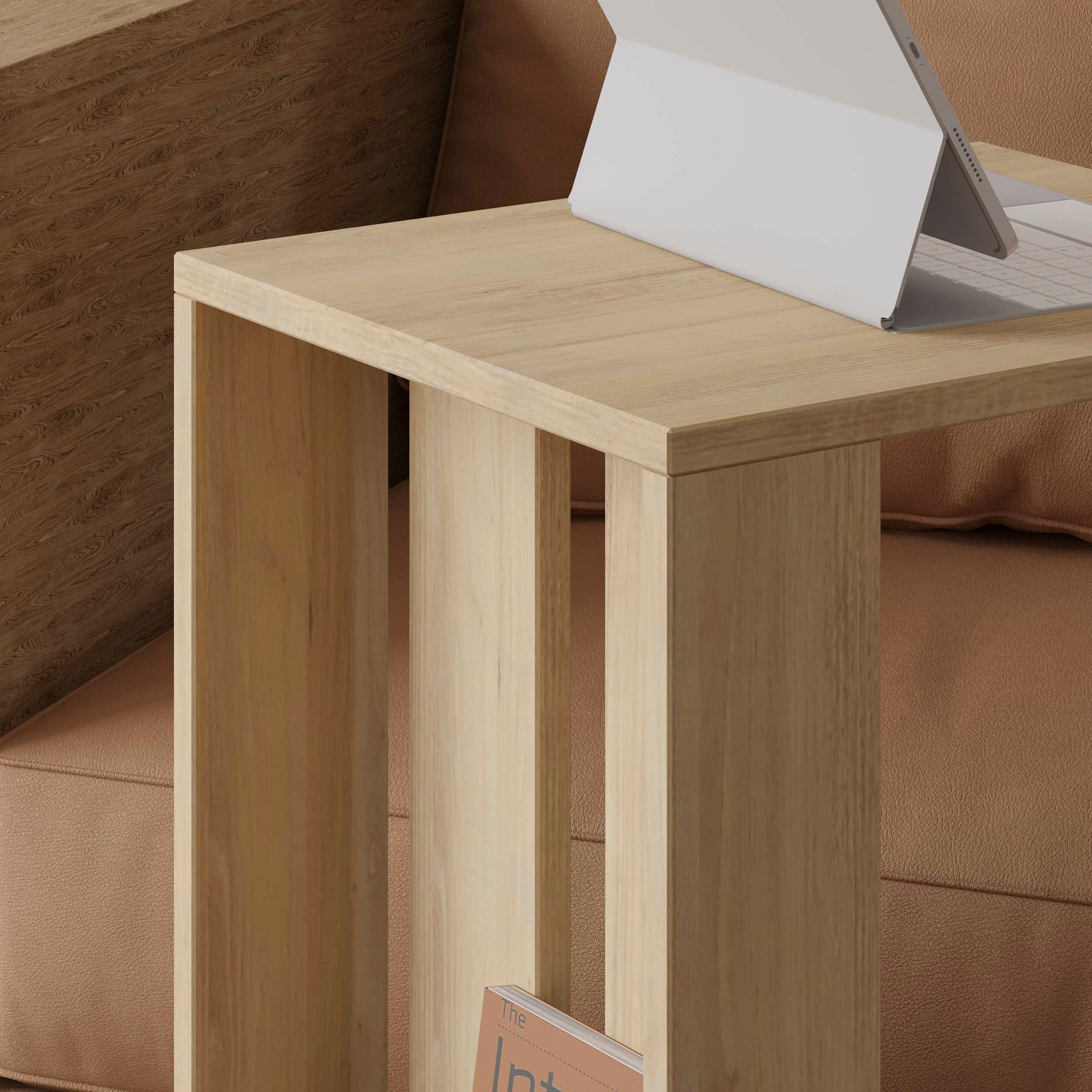 Decortie Beistelltisch »EDI BEISTELLTISCH«, (Packung, 1 St.), Leichte Montage, Lagerung, Platzsparend