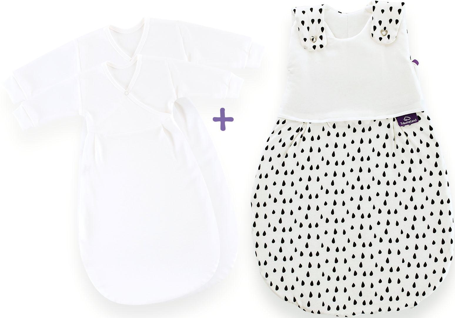 Träumeland Babyschlafsack »Set Tropfen schwarz« günstig online kaufen