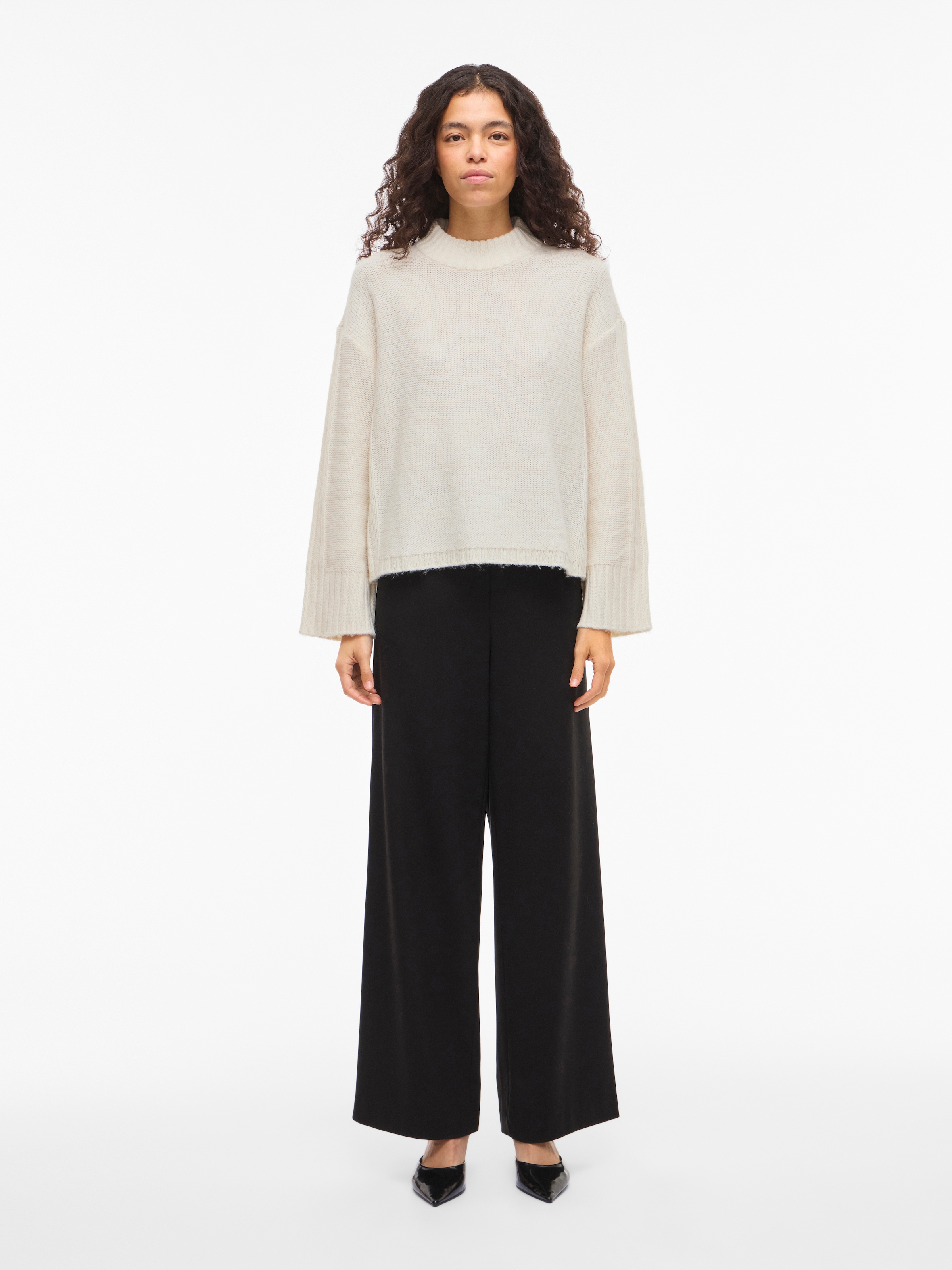 Vila Stehkragenpullover