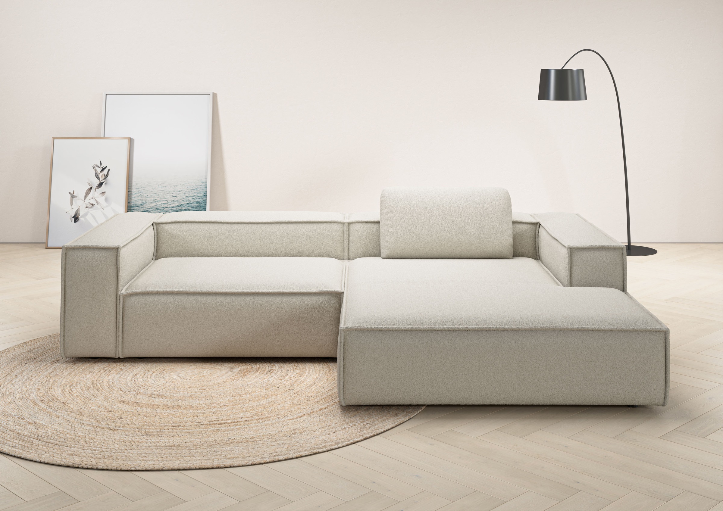 Places of Style Ecksofa »Watertown, modernes XXL L-Form, 306 cm breit«, Gro günstig online kaufen