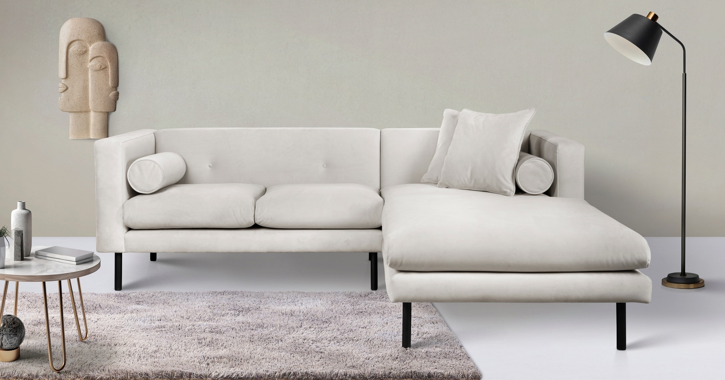Guido Maria Kretschmer Home&Living Ecksofa »Lillibeth L-Form Designsofa, Ma günstig online kaufen