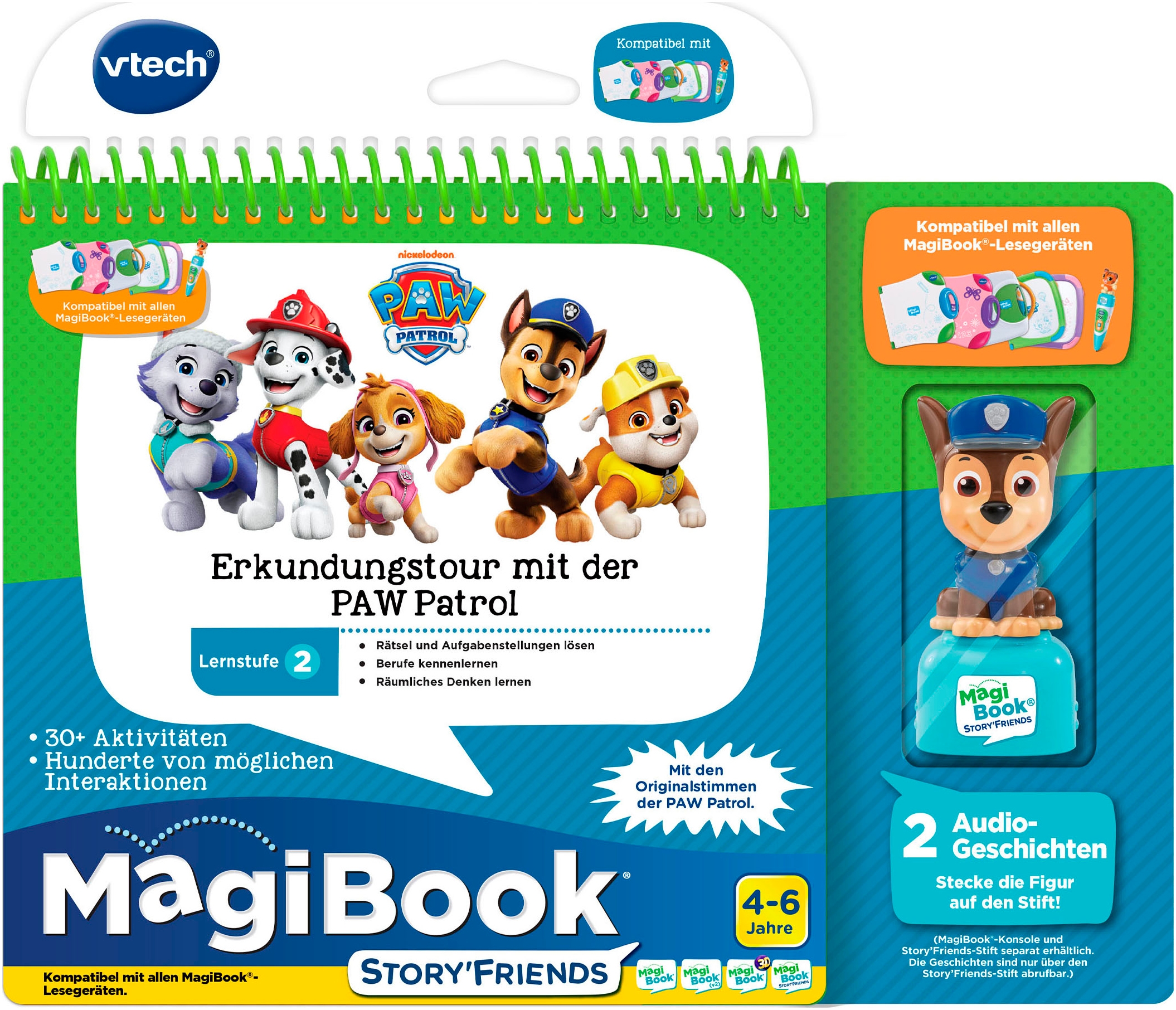 Vtech® »MagiBook Lernstufe 2 - PAW Patrol« inkl. Story'Friend Lernfigur