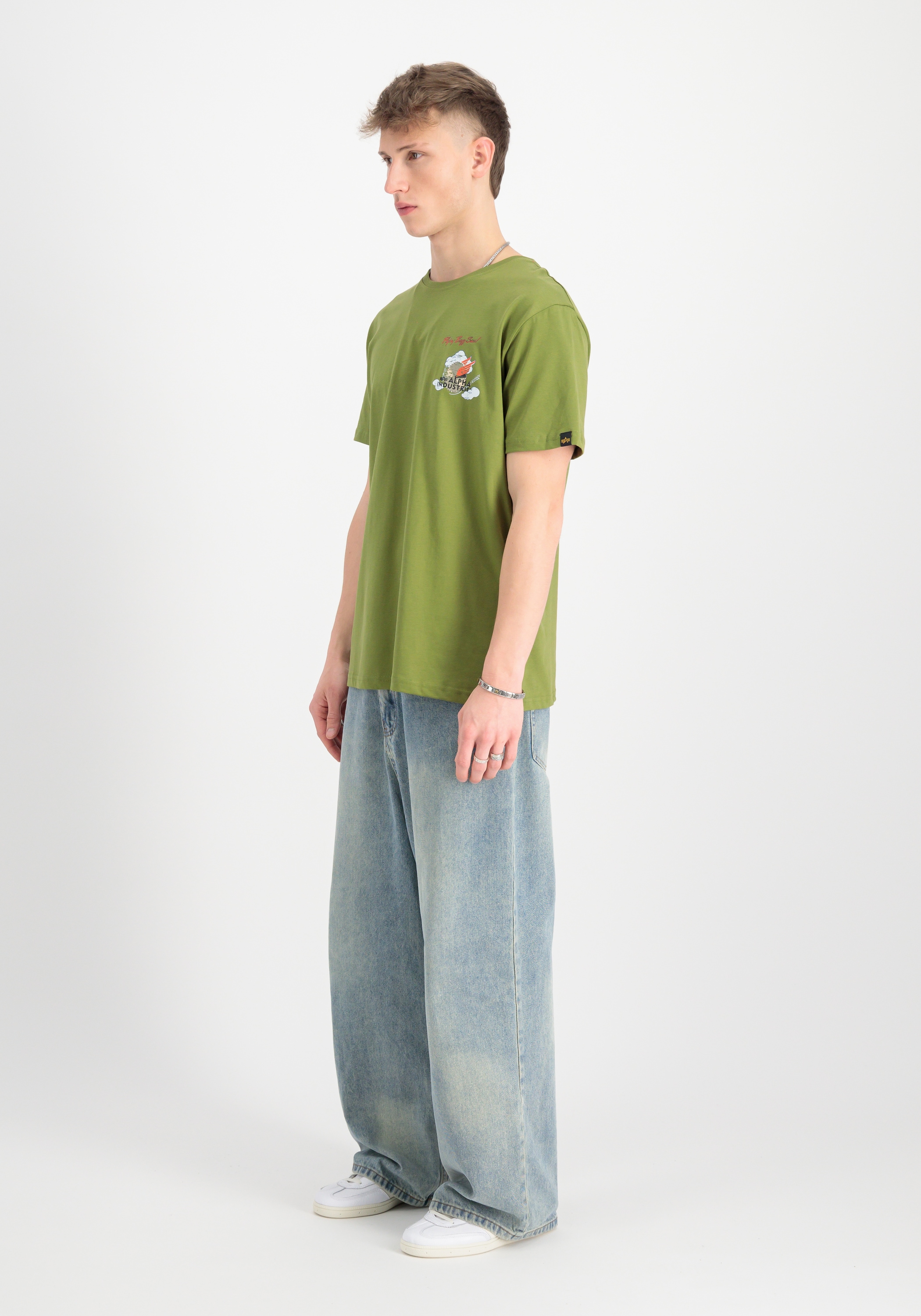 Alpha Industries T-Shirt »Alpha Industries Men - T-Shirts Flying Buzz Small Logo T«