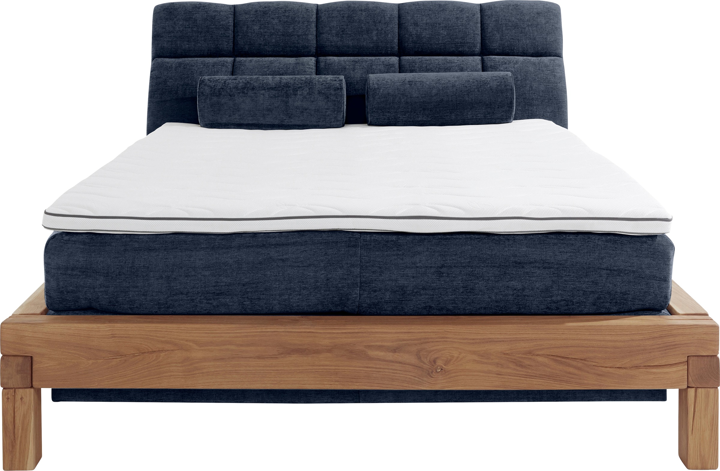 Home affaire Boxspringbett »Villads«, Liegefläche: 160/200 cm aus Balkeneiche, Inside-Boxspring-Unterbau