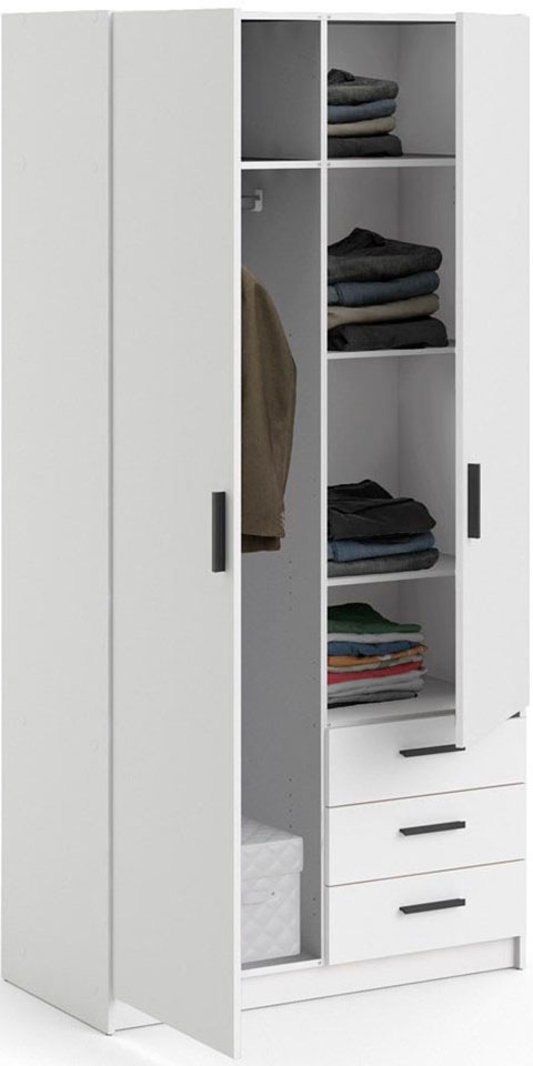 INOSIGN Kleiderschrank »Sprint Drehtürenschrank, Aufbewahrung Kasten Schrank Stauraum«, Breite 98,5/147 oder 195,5 cm, je mit Einlegeböden und Kleiderstange