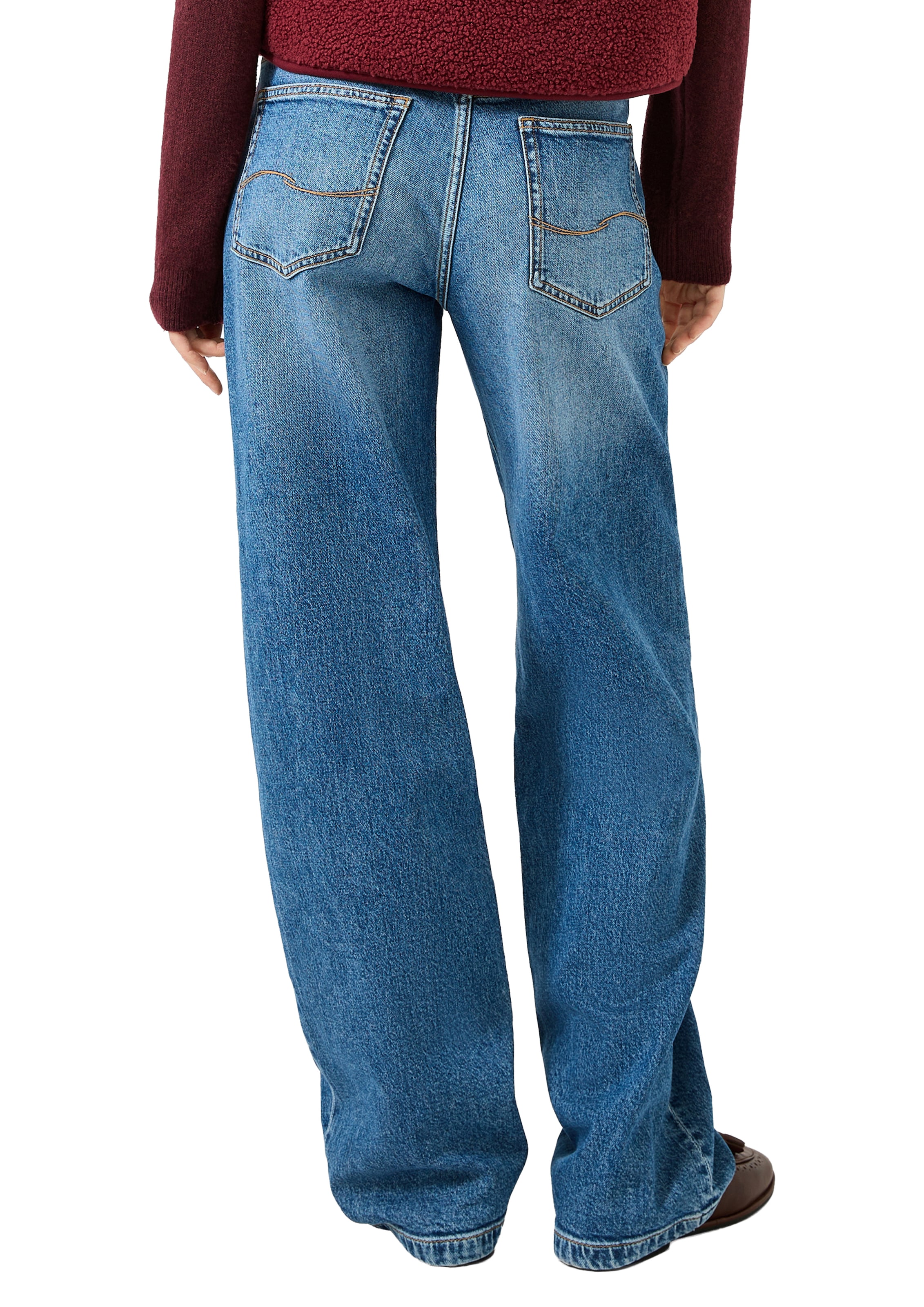 QS 5-Pocket-Hose  Barrel Leg Jeans mit Stretch
